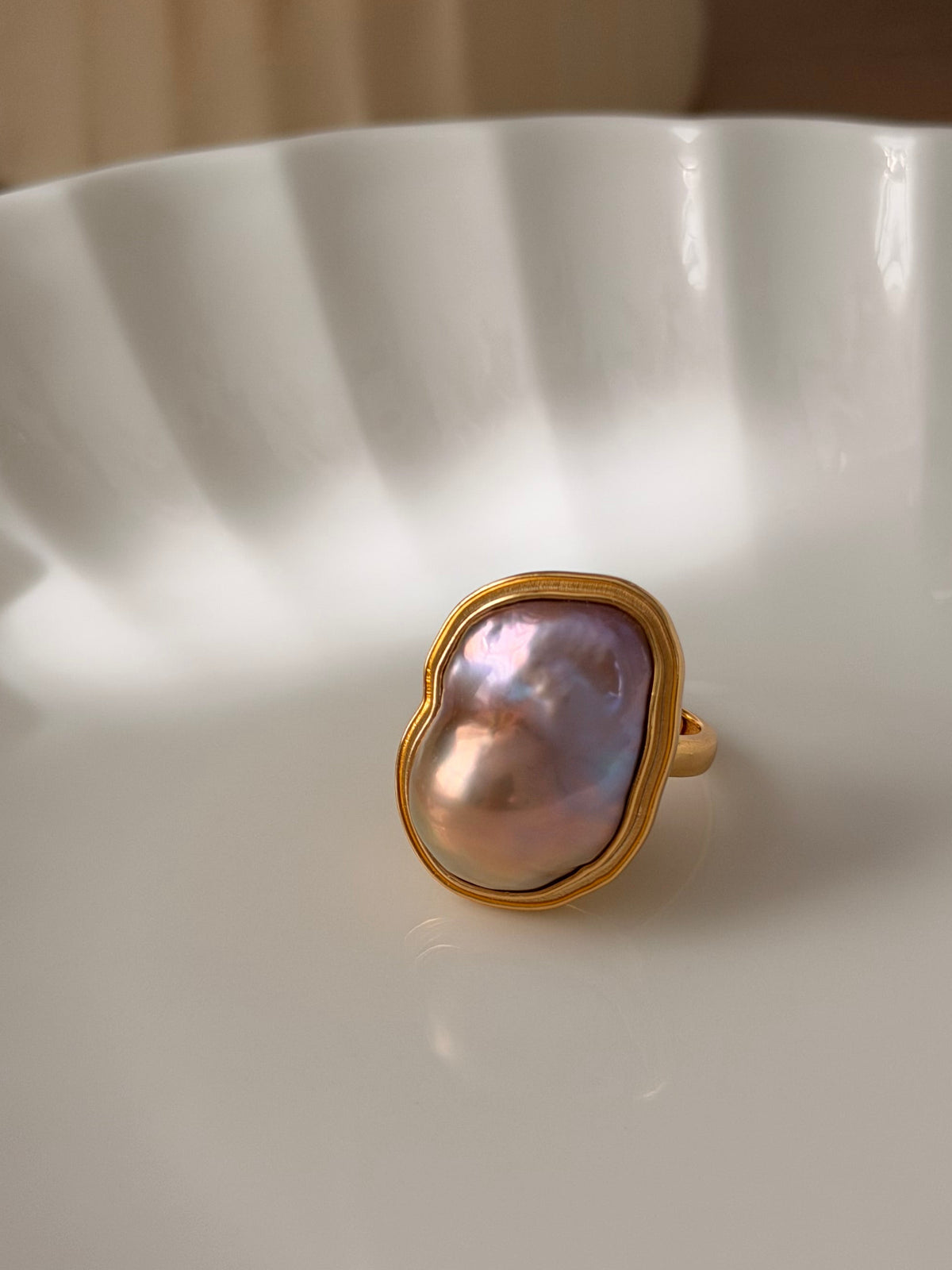Tova Ring — Caramel Lavender