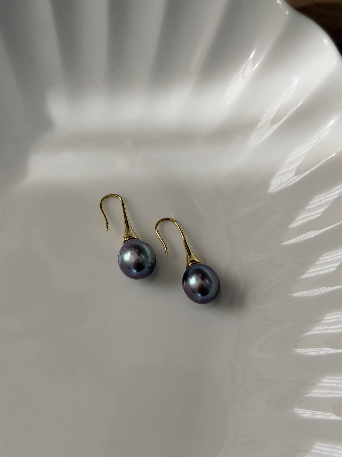 Forma Earrings— Blueberry