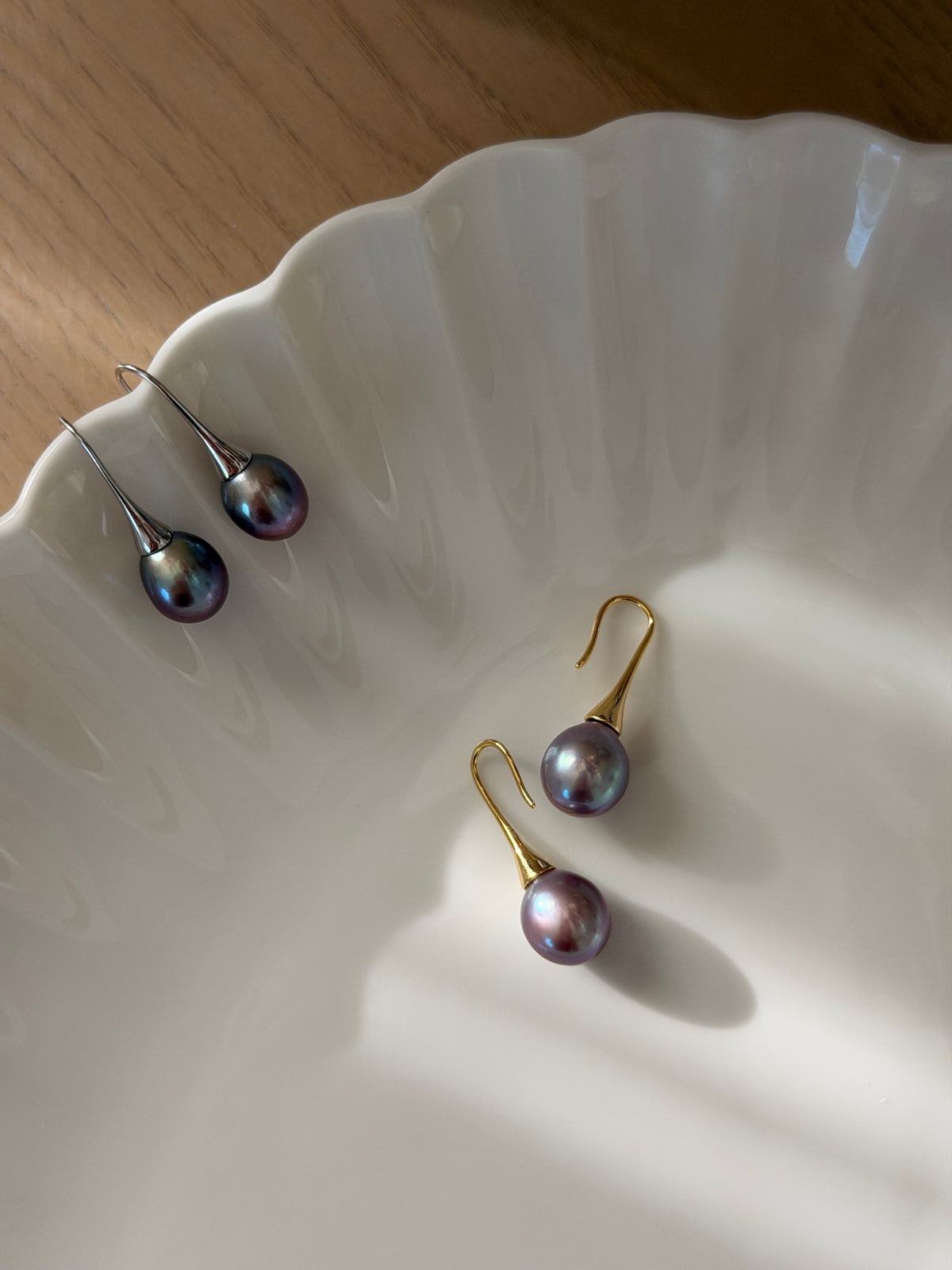 Forma Earrings— Blueberry