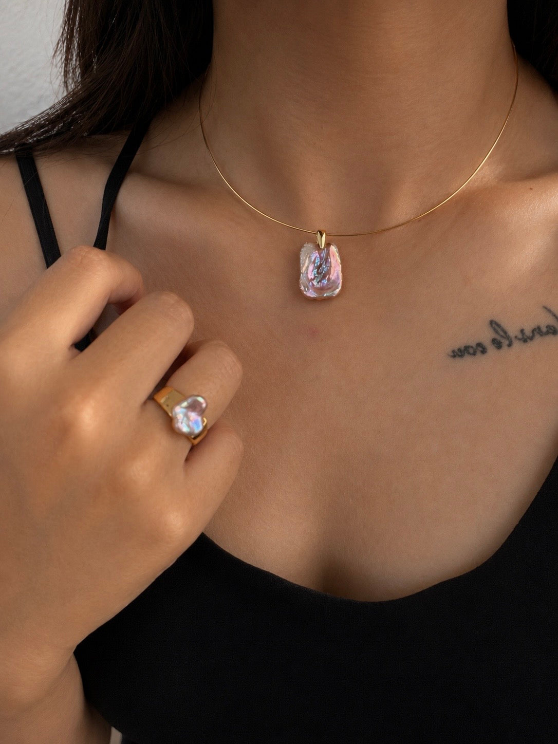 Aurora Petal Necklace