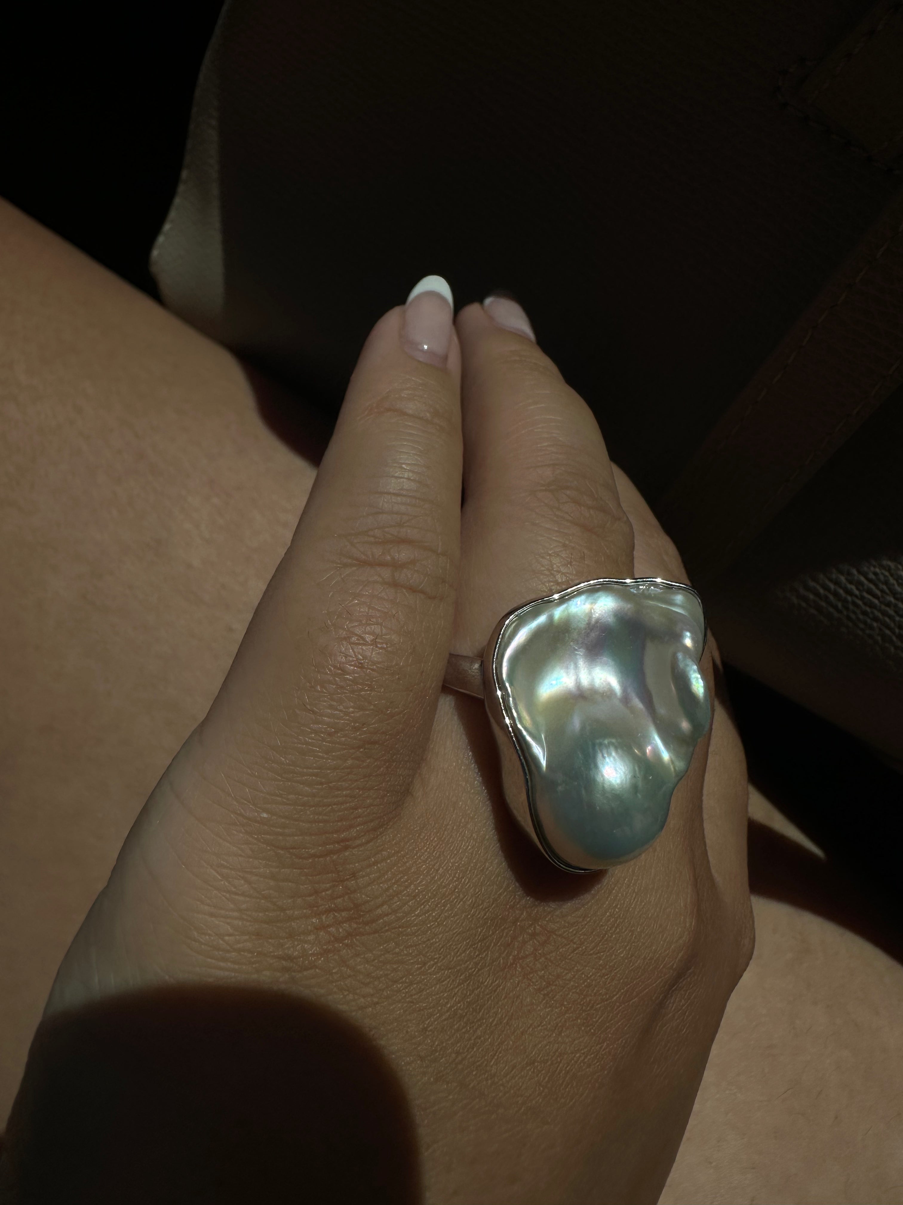 The Aurelia Ring - Freshwater Baroque Pearl