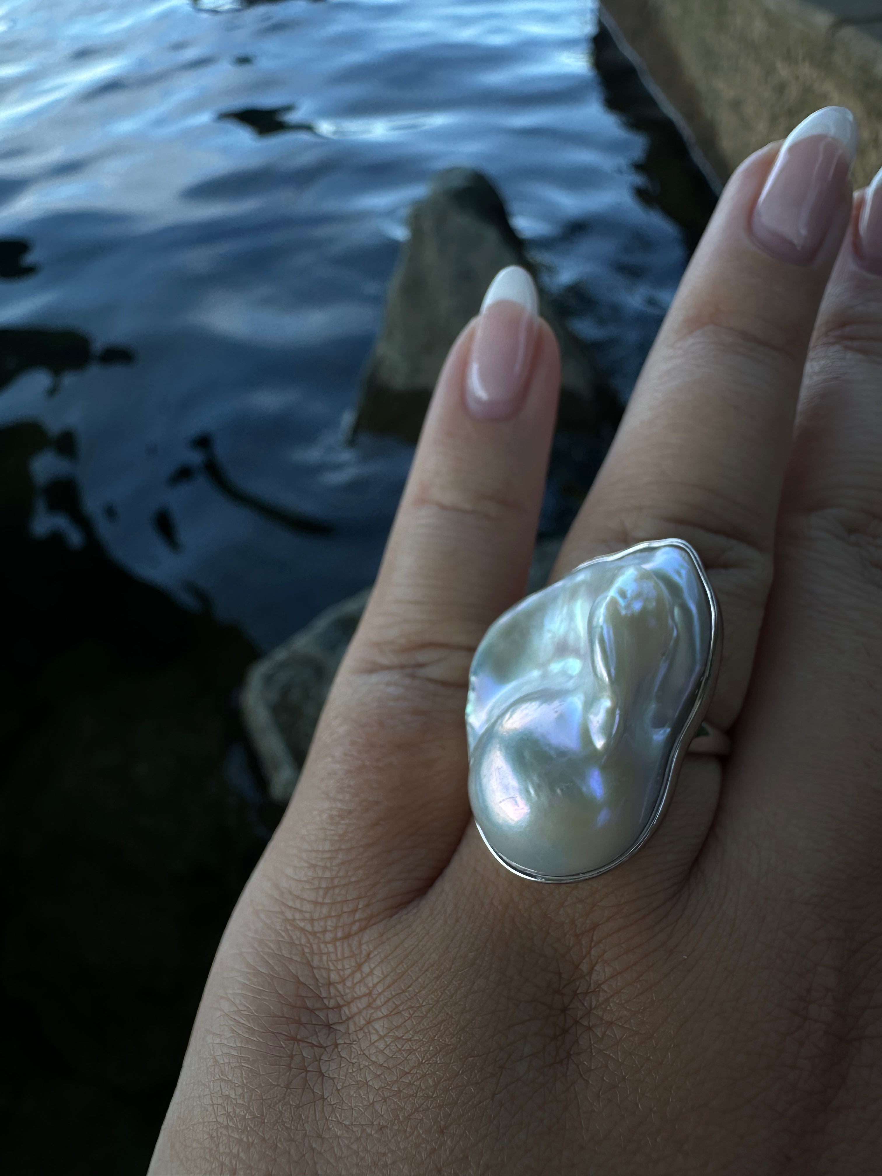 The Aurelia Ring - Freshwater Baroque Pearl