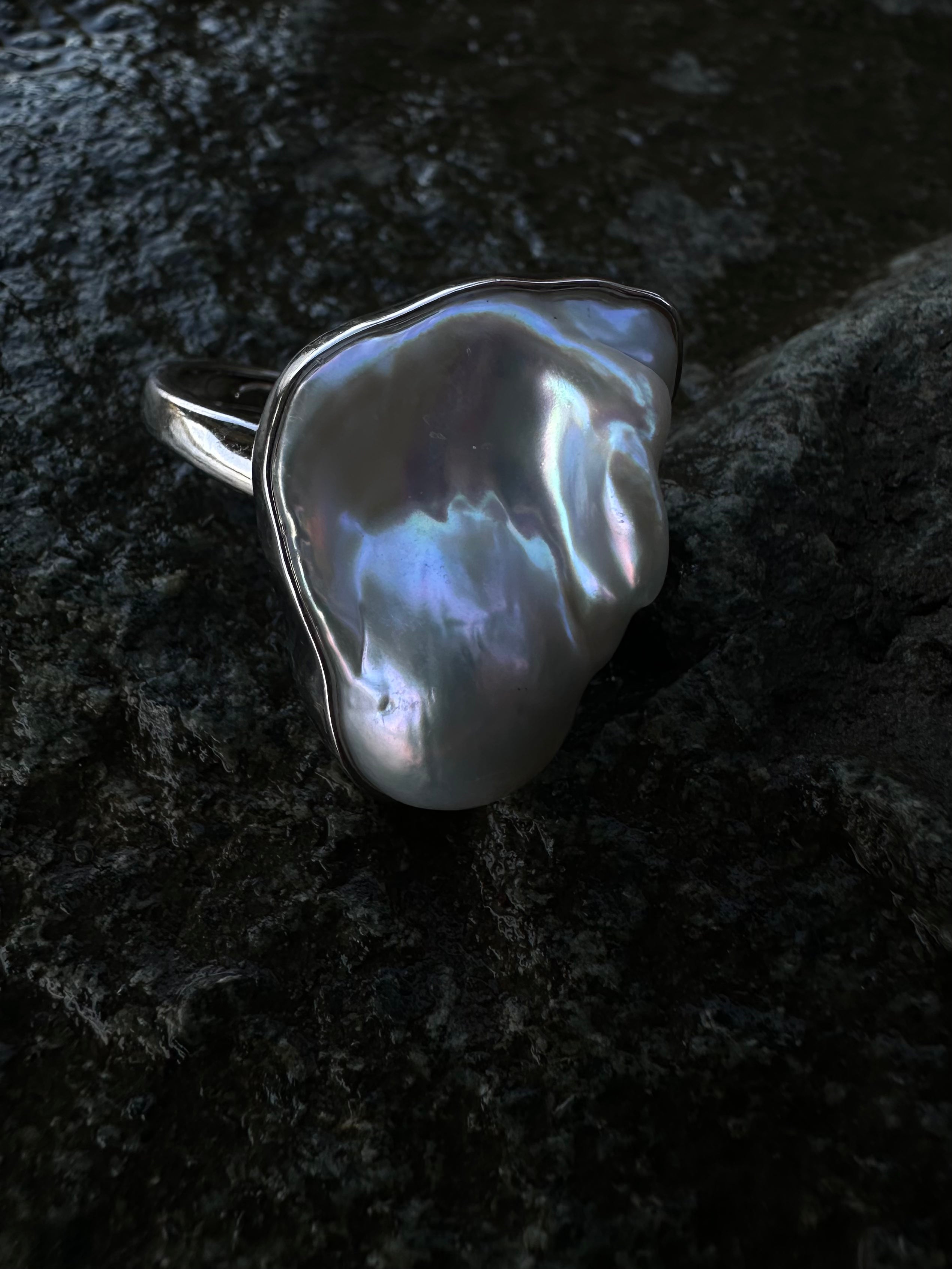The Aurelia Ring - Freshwater Baroque Pearl