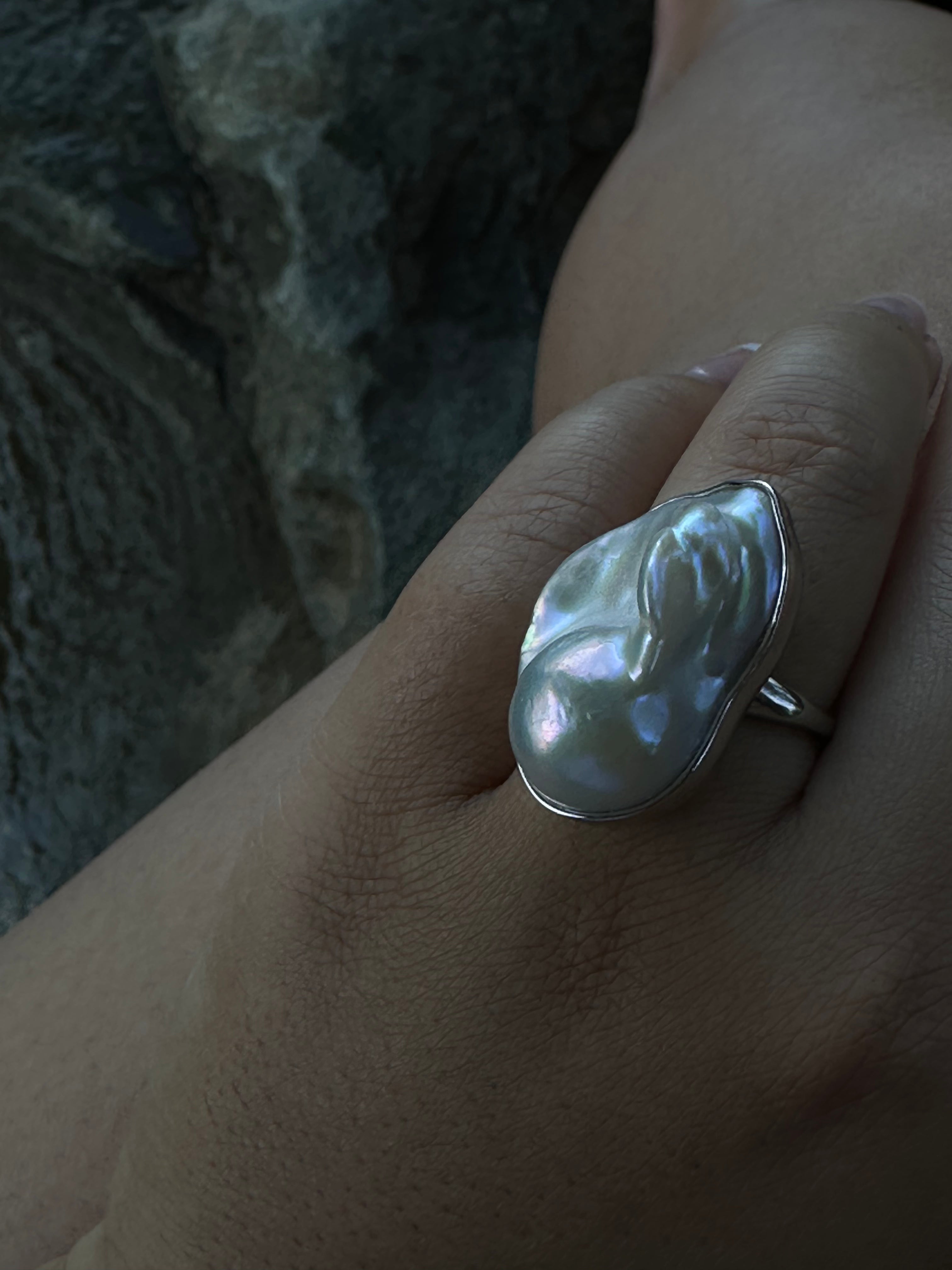 The Aurelia Ring - Freshwater Baroque Pearl