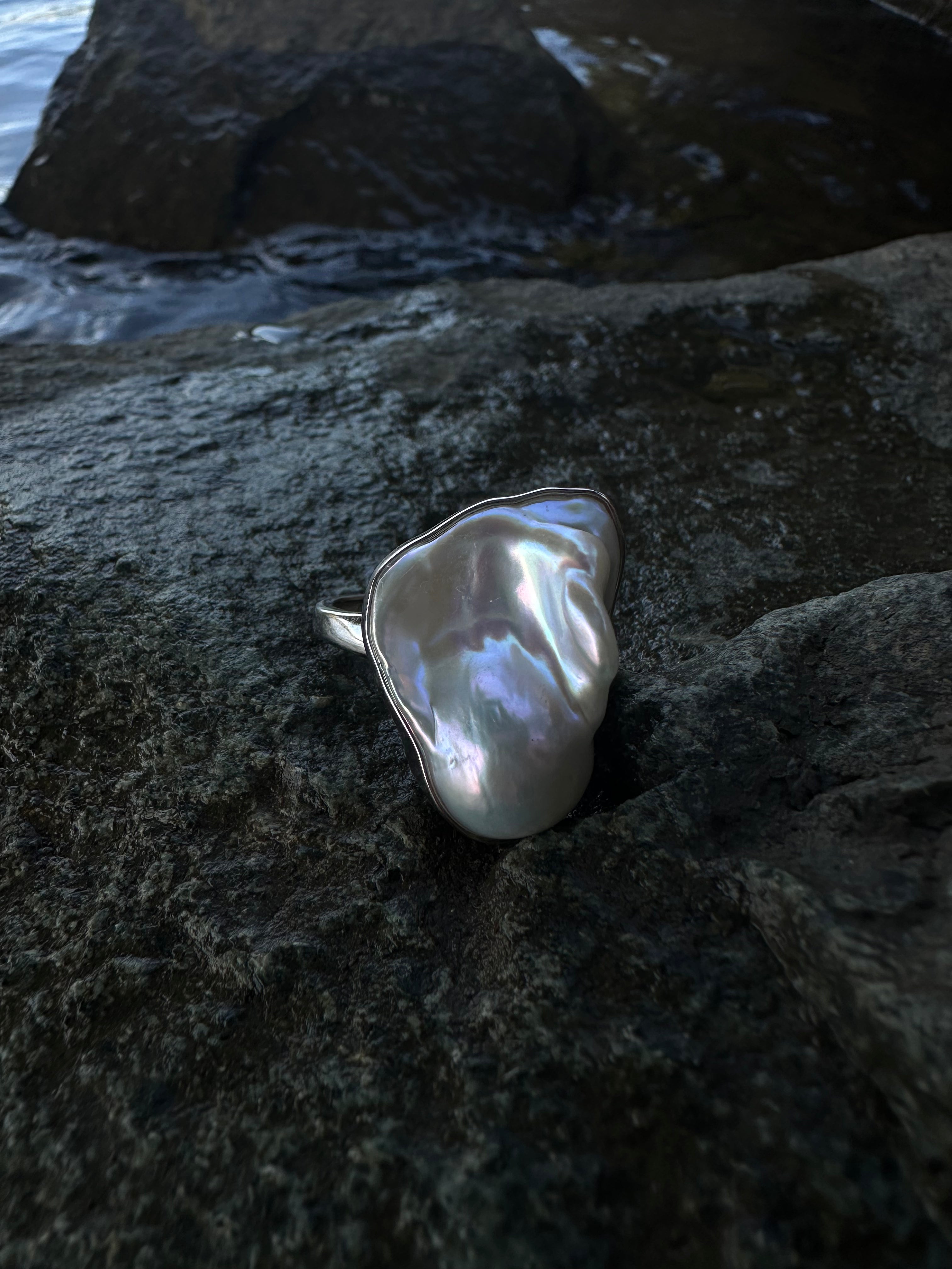 The Aurelia Ring - Freshwater Baroque Pearl