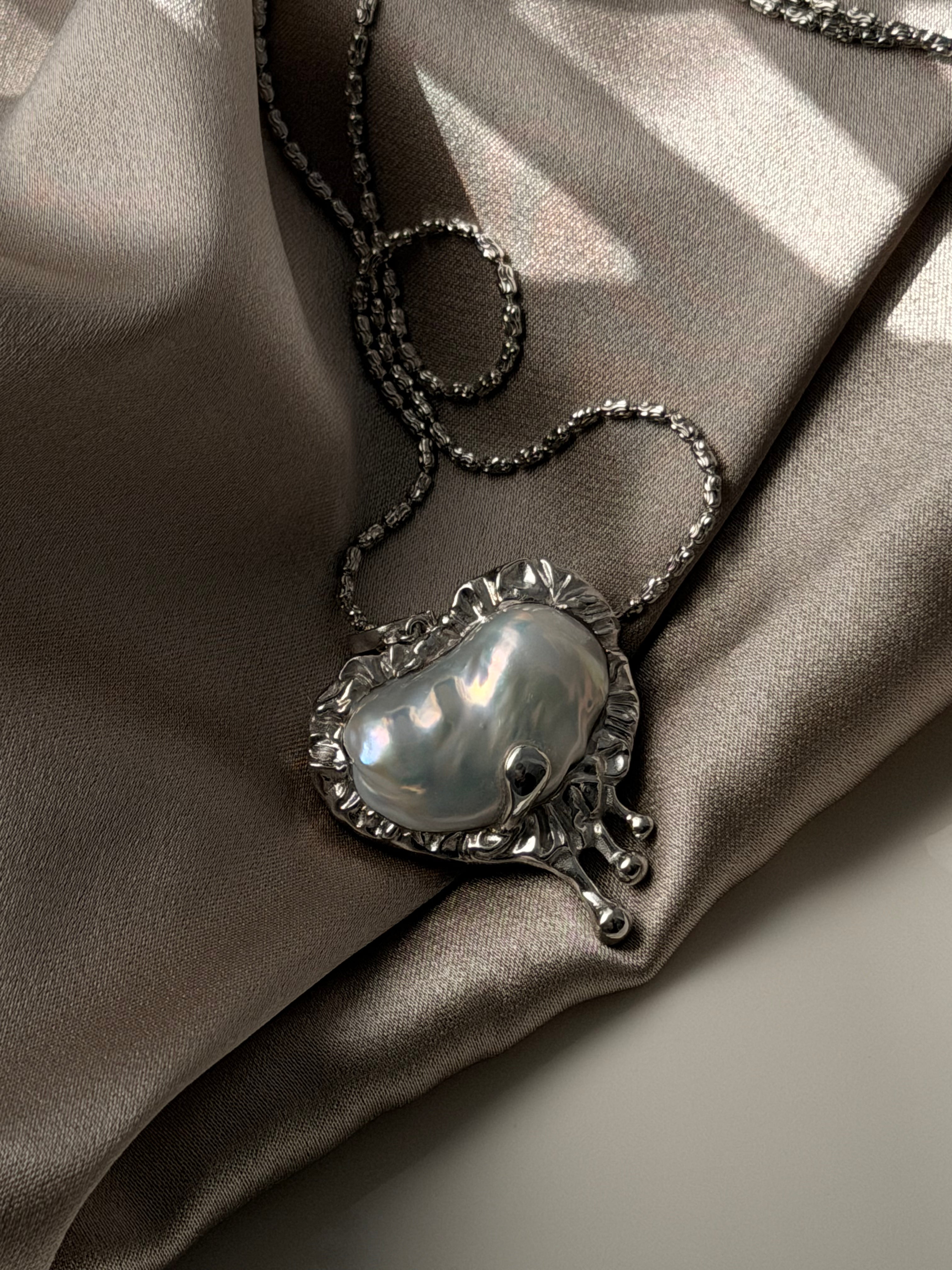 Aurora Liquid Heart Necklace