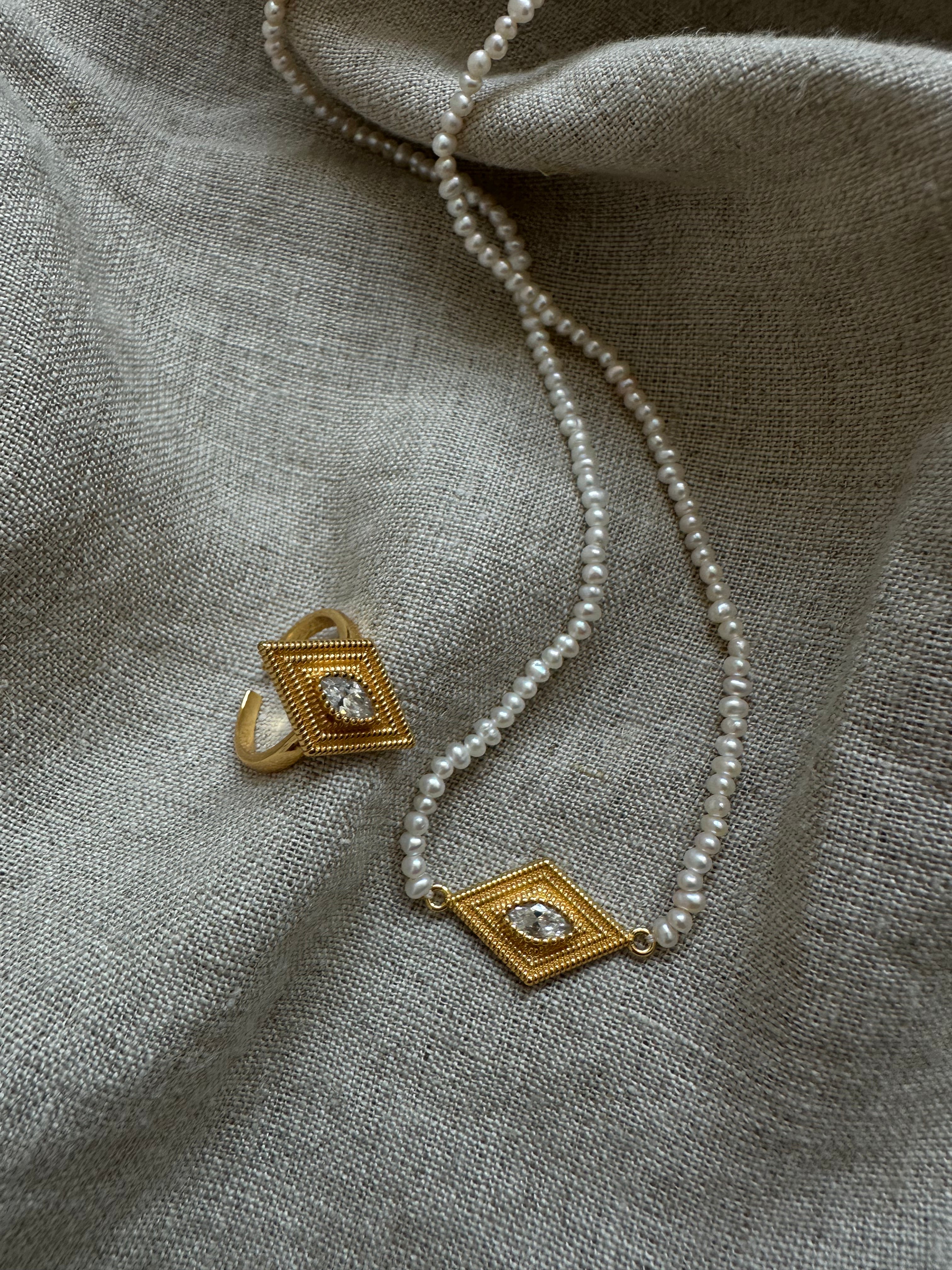 Moonlit Promise Ring