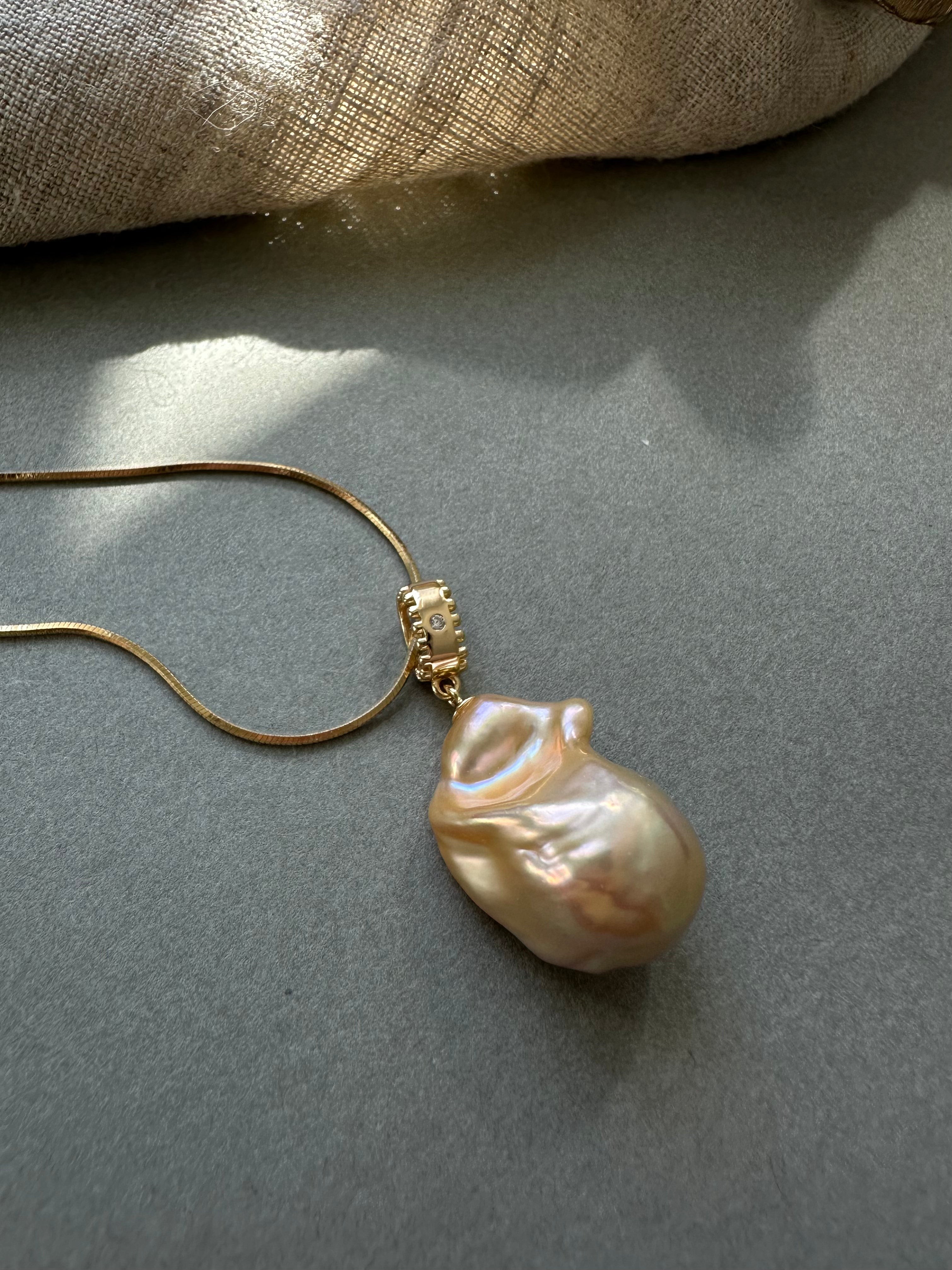 Golden Dawn Petite Baroque Necklace