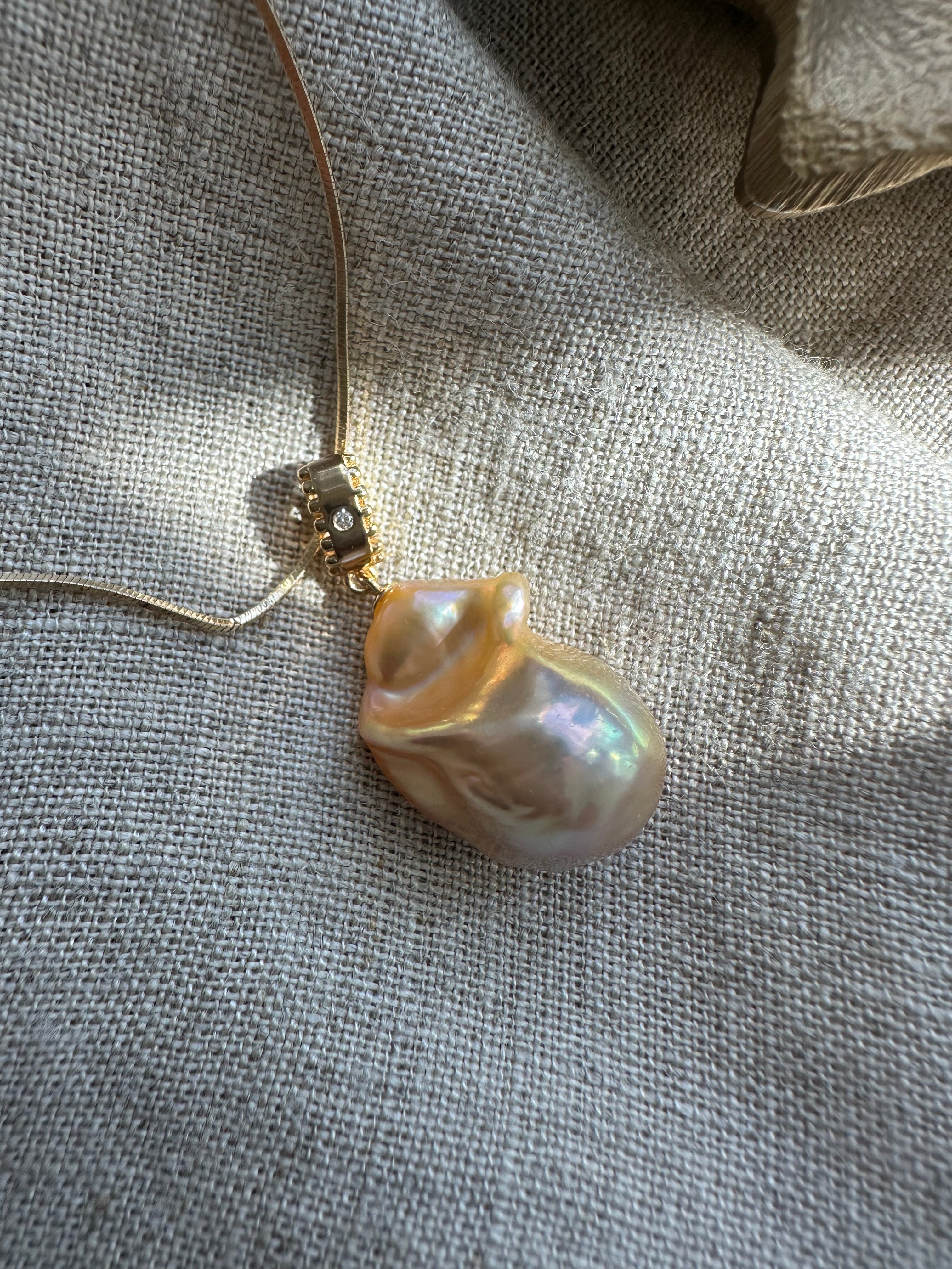 Golden Dawn Petite Baroque Necklace