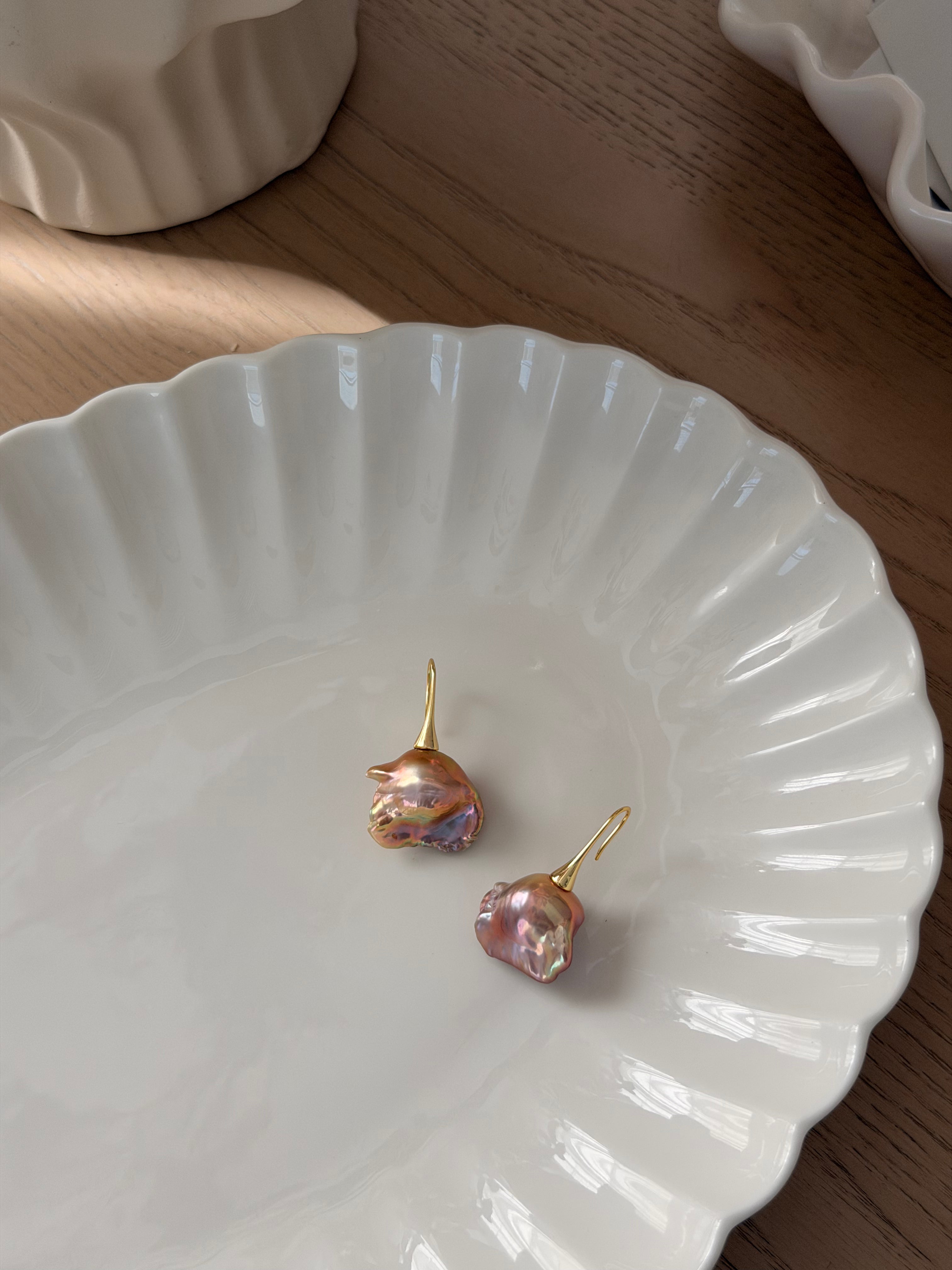 Arden Earrings - Lavender Bronze