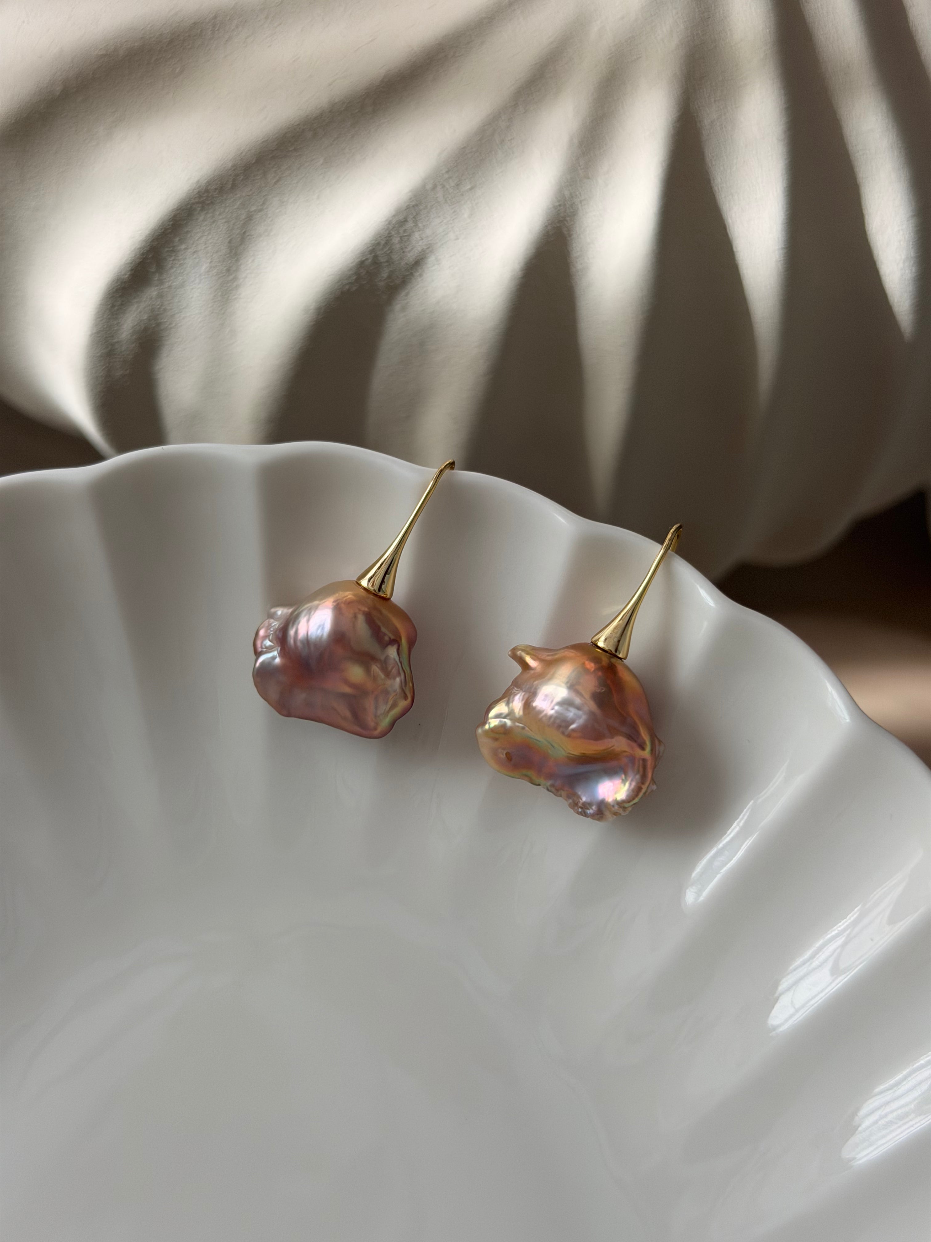Arden Earrings - Lavender Bronze