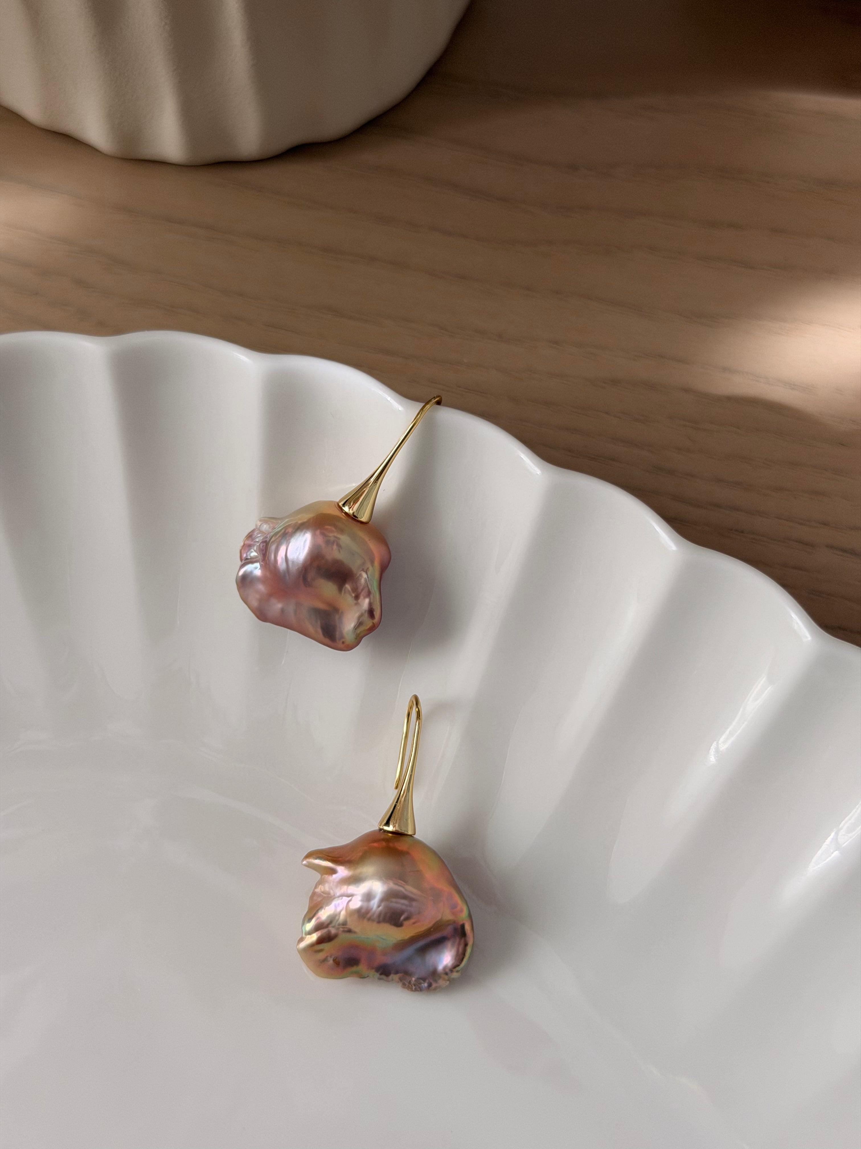 Arden Earrings - Lavender Bronze