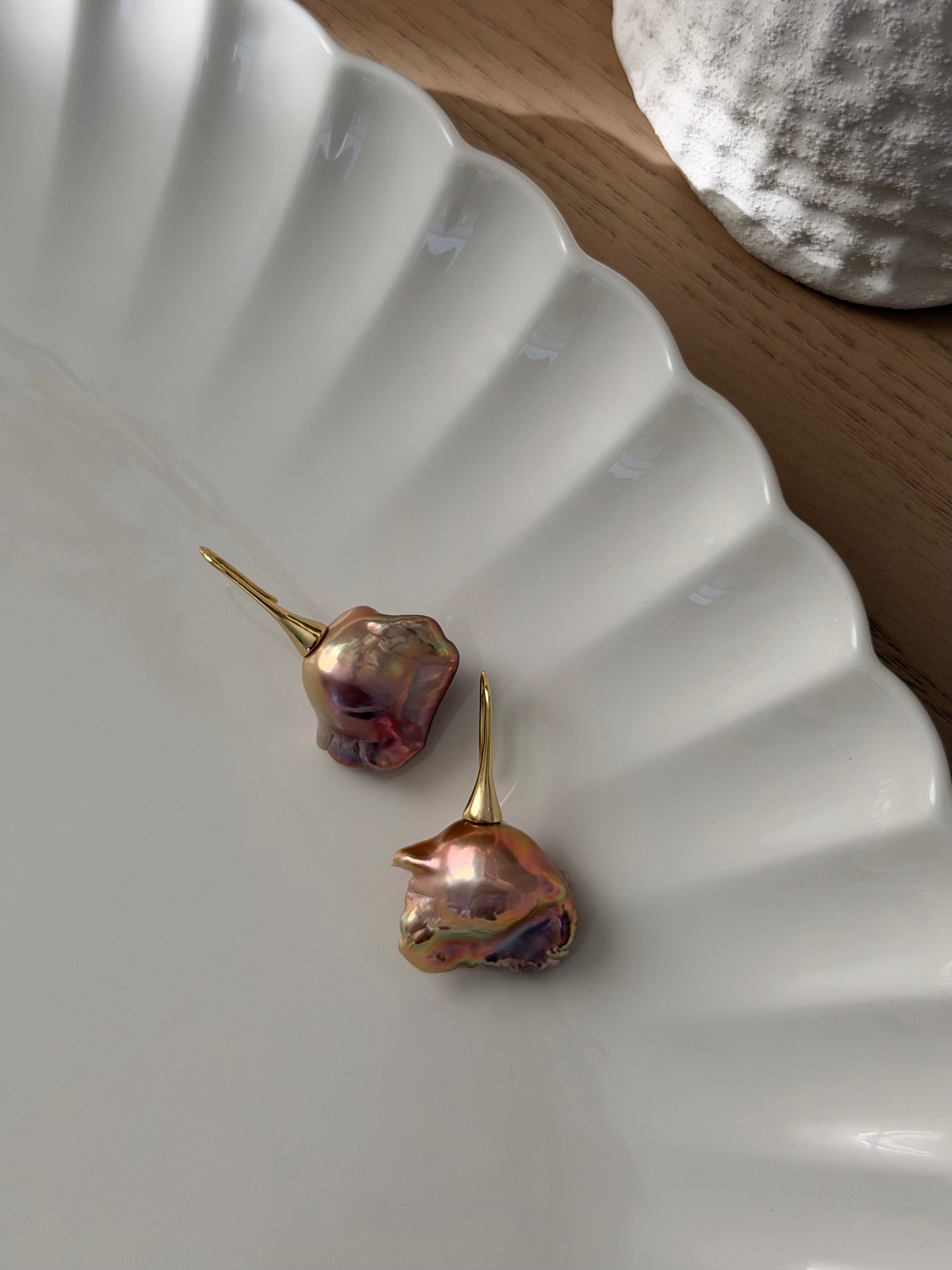 Arden Earrings - Lavender Bronze