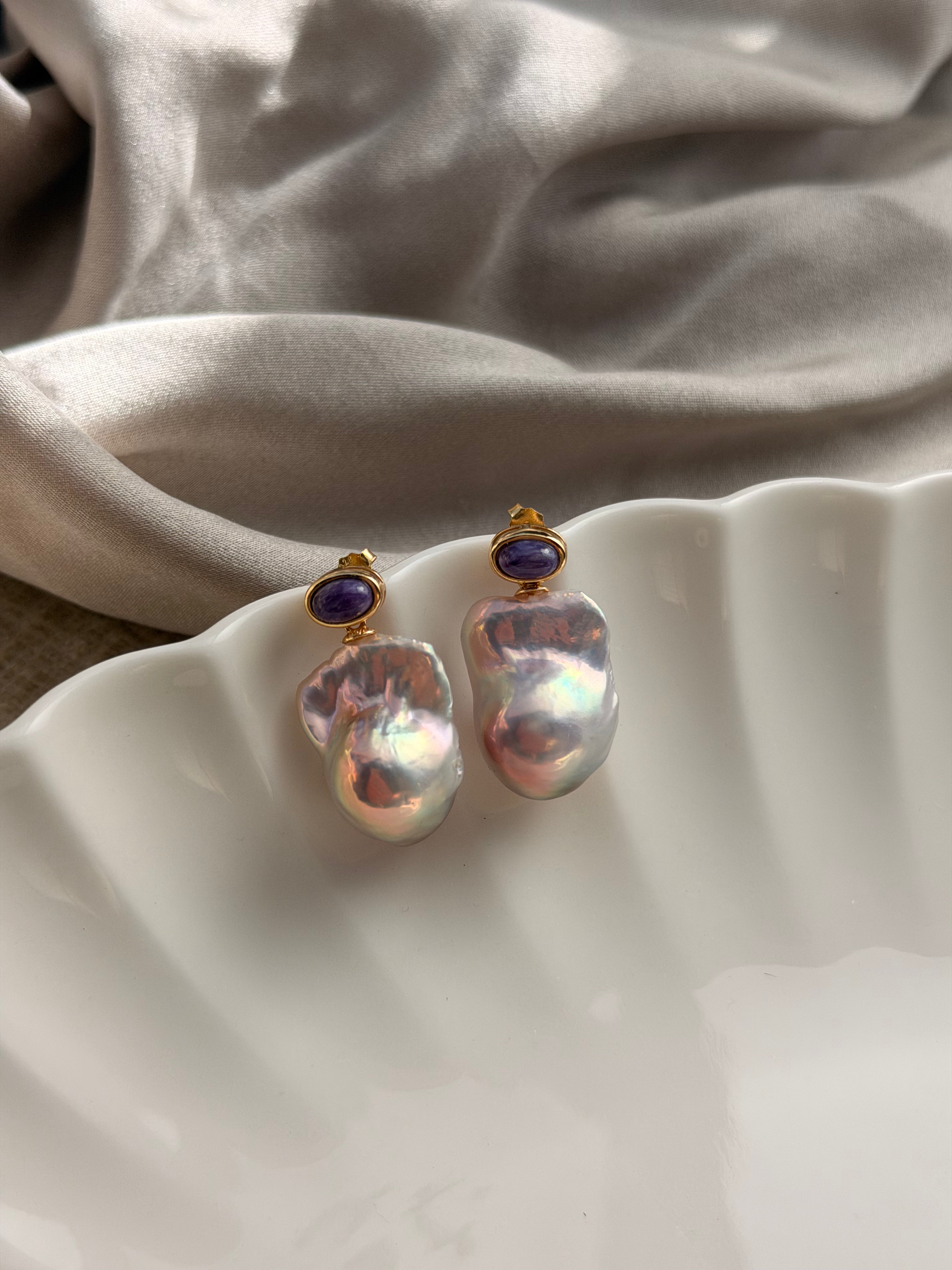 Aurora Iris Earrings