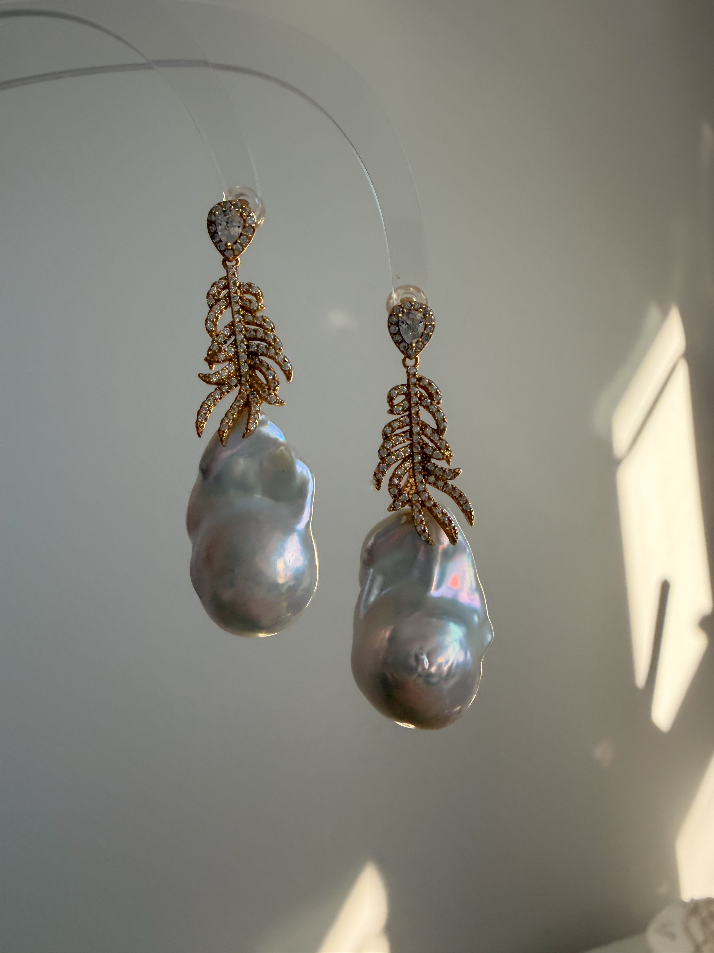 Born to Shine | Aurora Baroque Pearl Earrings