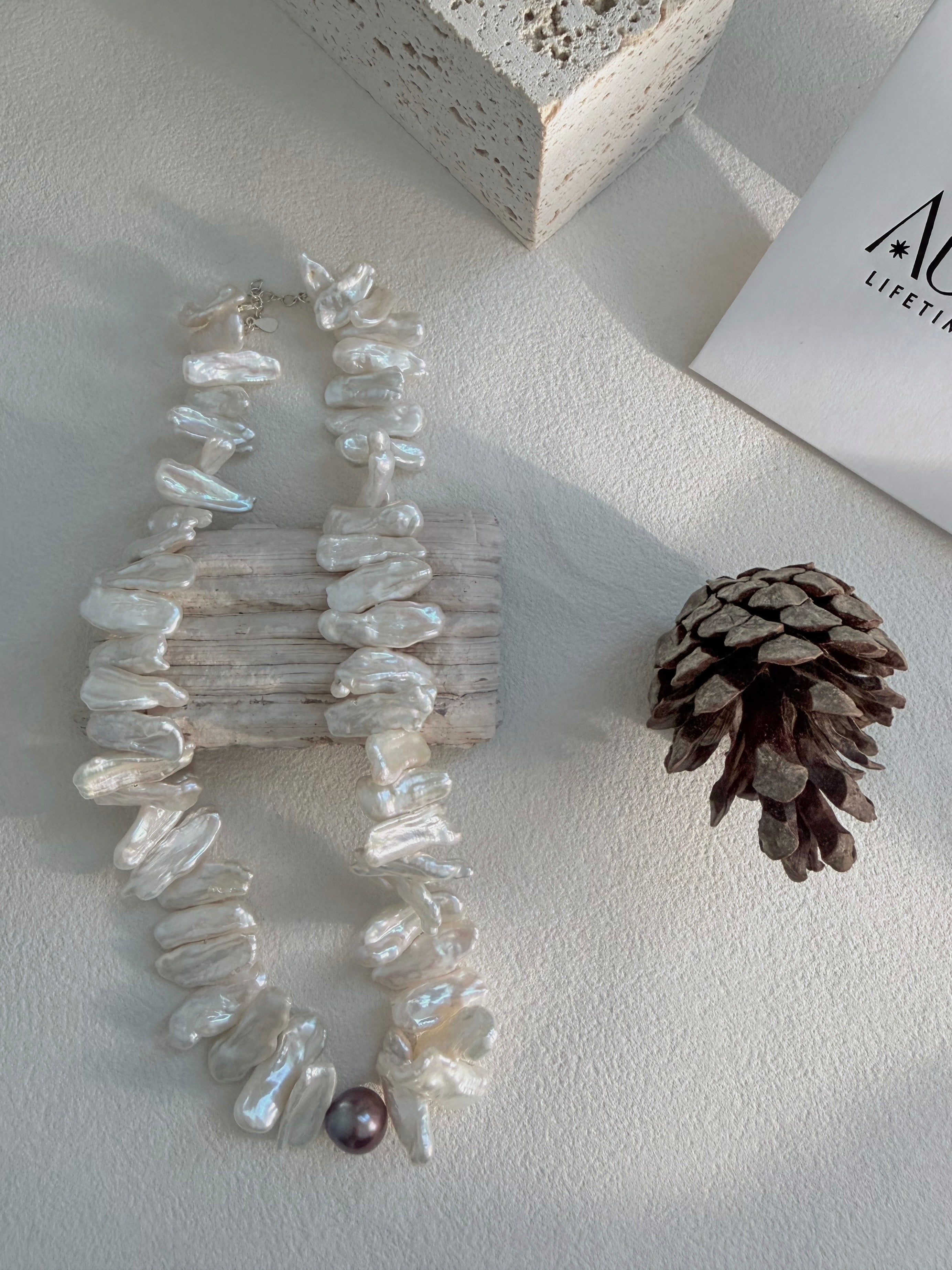 Ethereal Tide Baroque Necklace