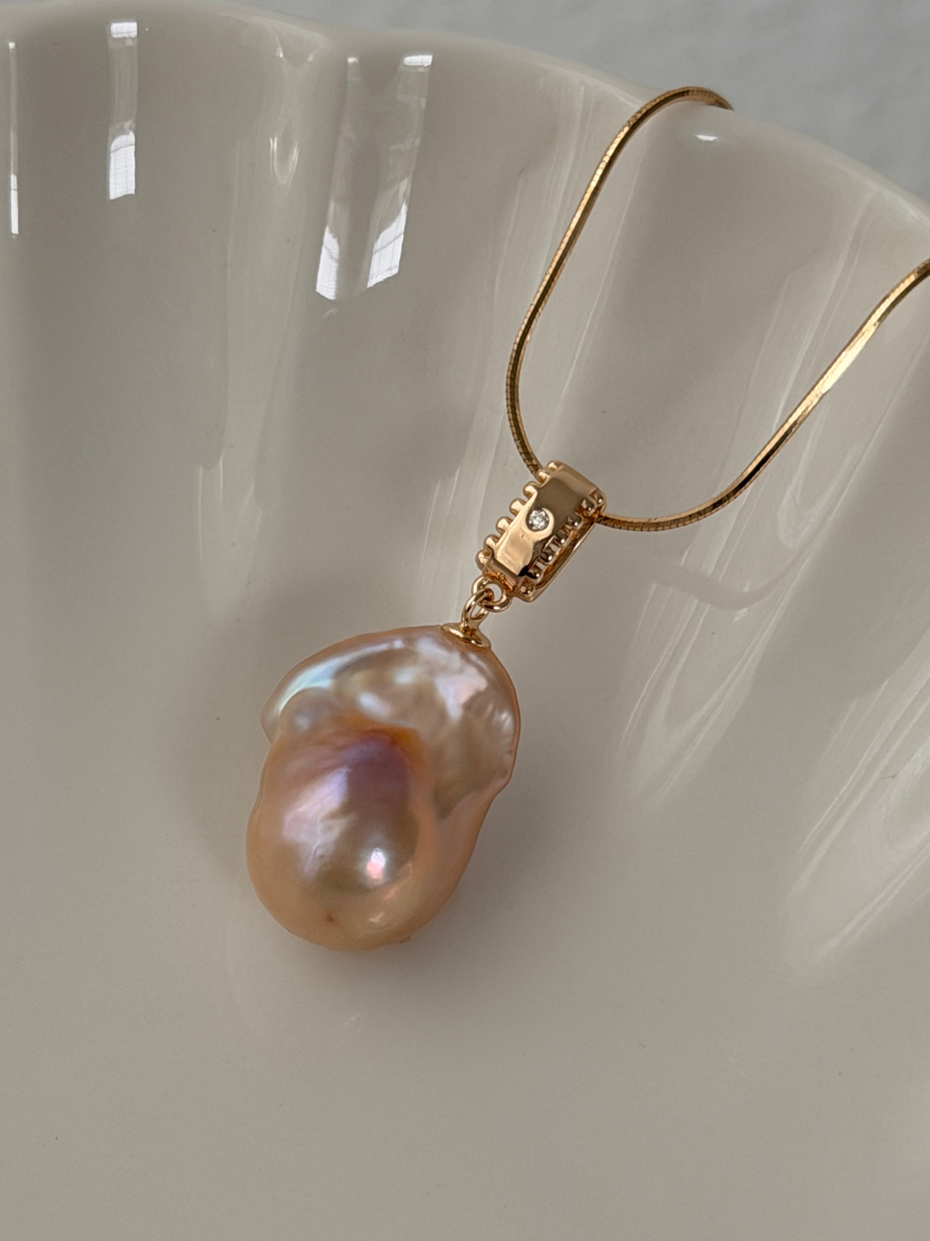 Golden Dawn Petite Baroque Necklace