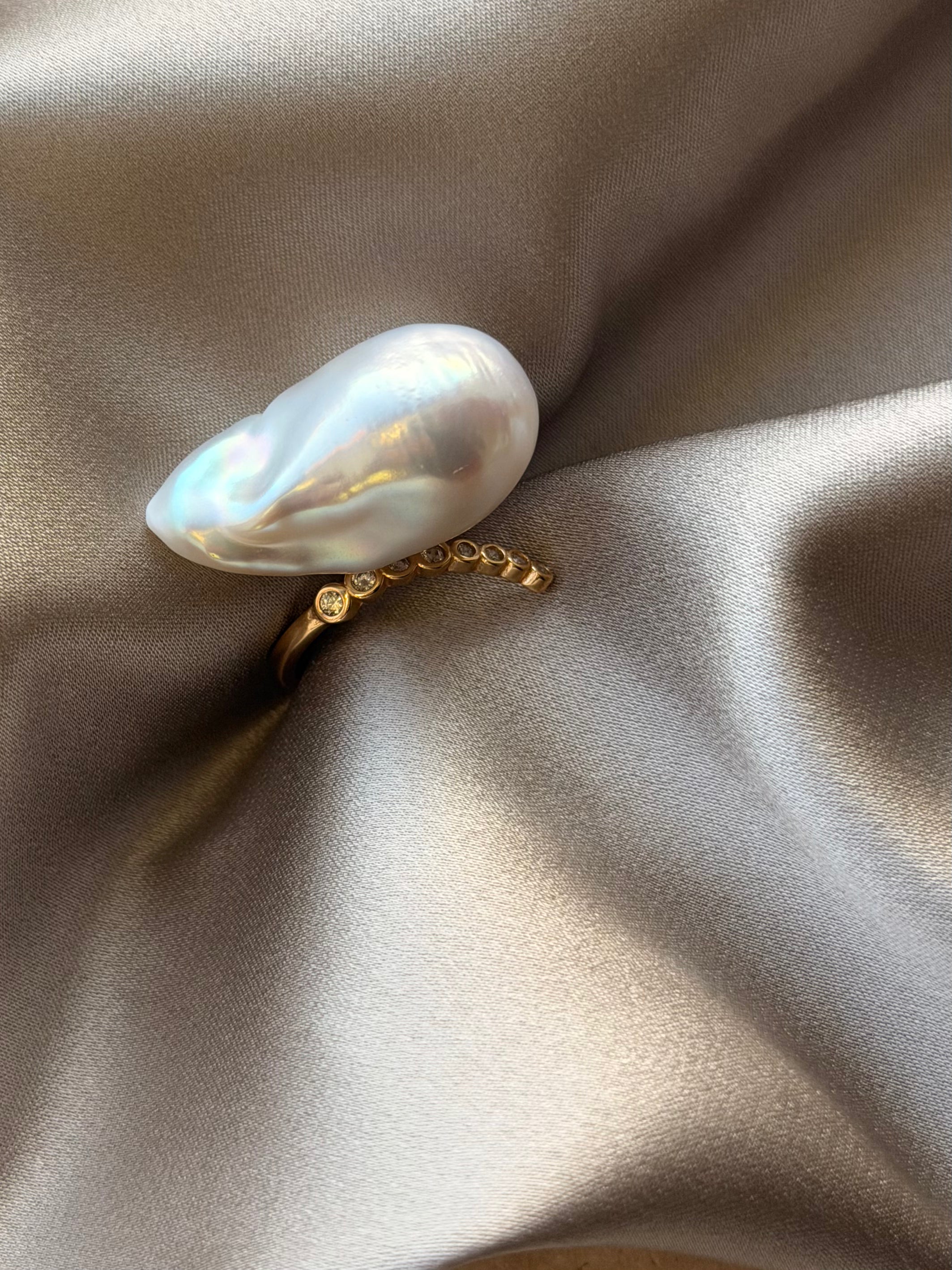 Golden Reverie Baroque Ring
