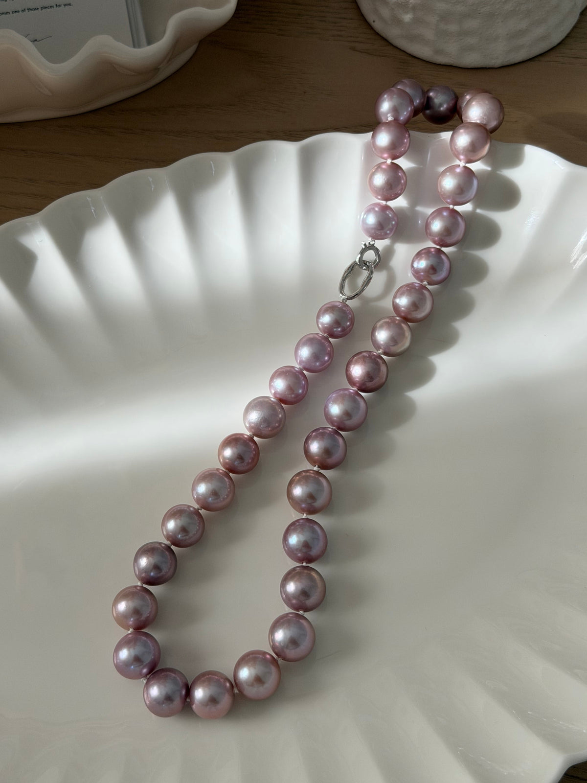 Lumi Necklace — Milky Lavender