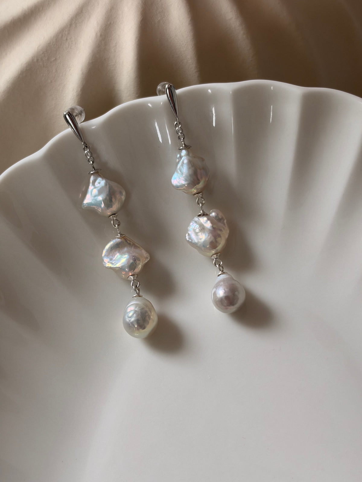 Silver Cloud Earrings