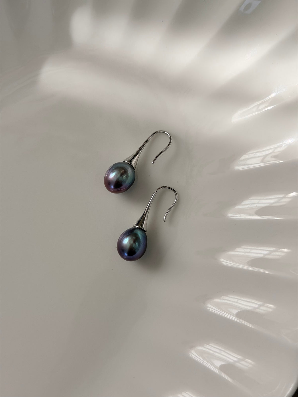 Forma Earrings— Blueberry