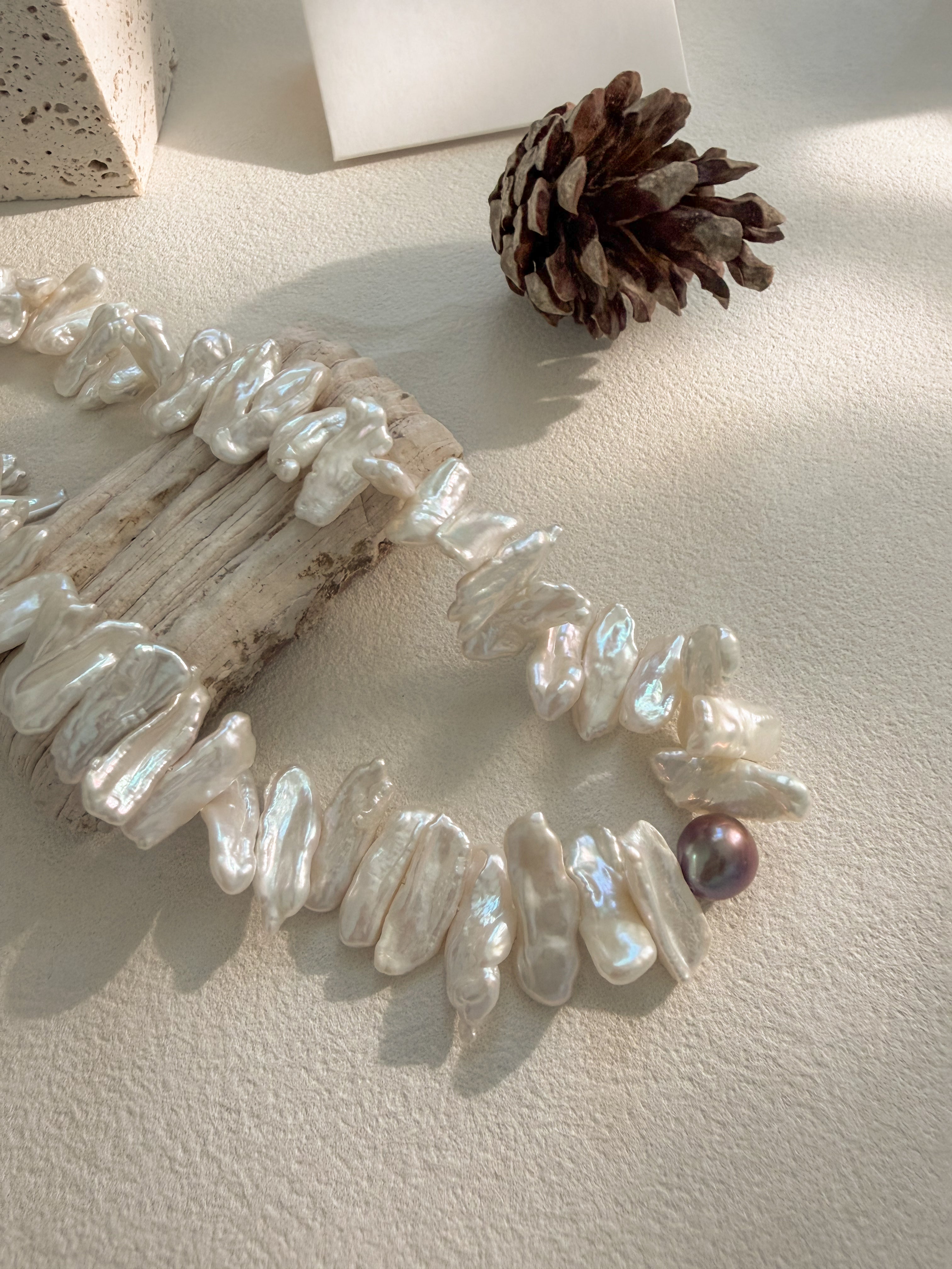 Ethereal Tide Baroque Necklace