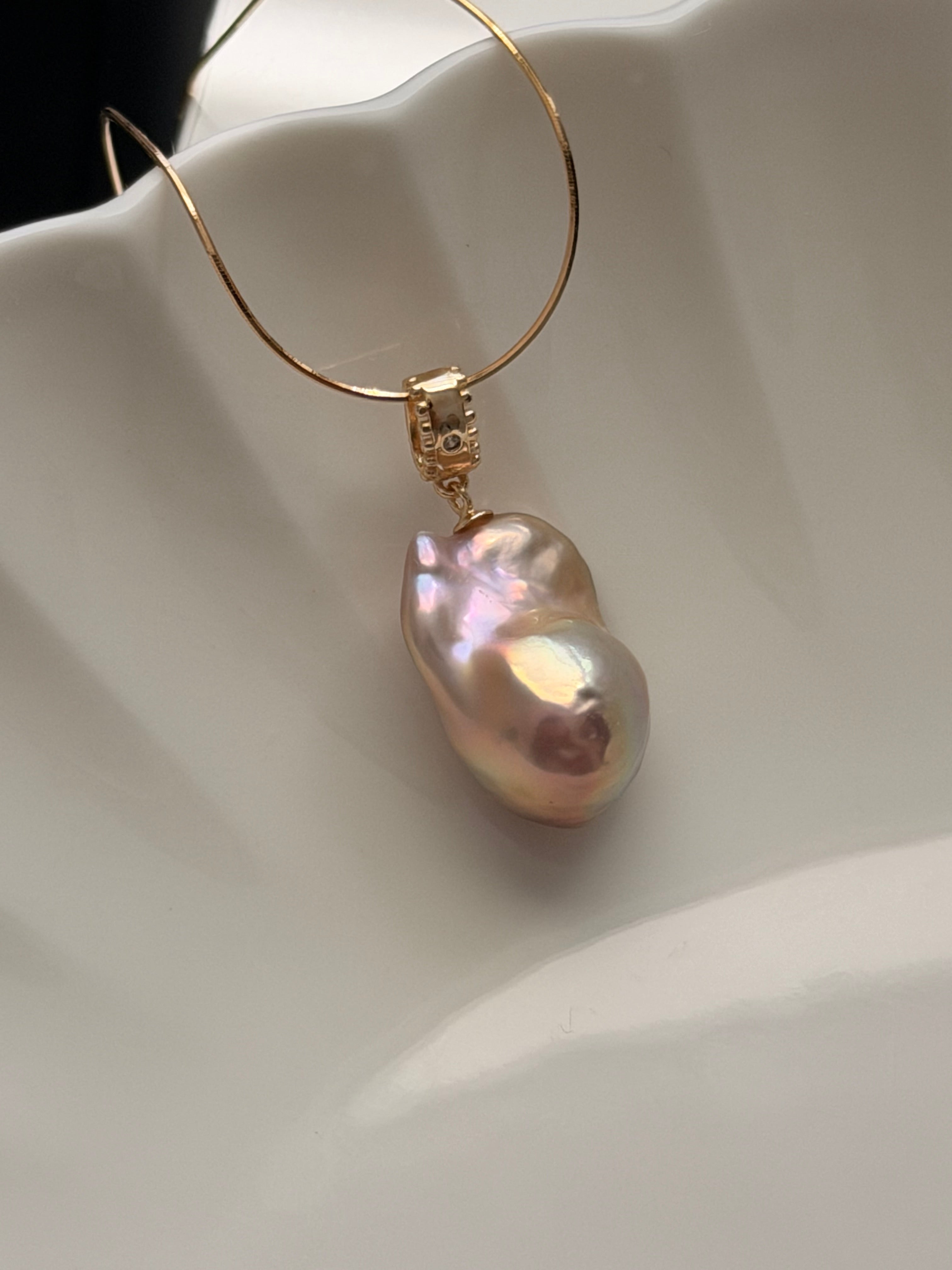 Golden Dawn Petite Baroque Necklace