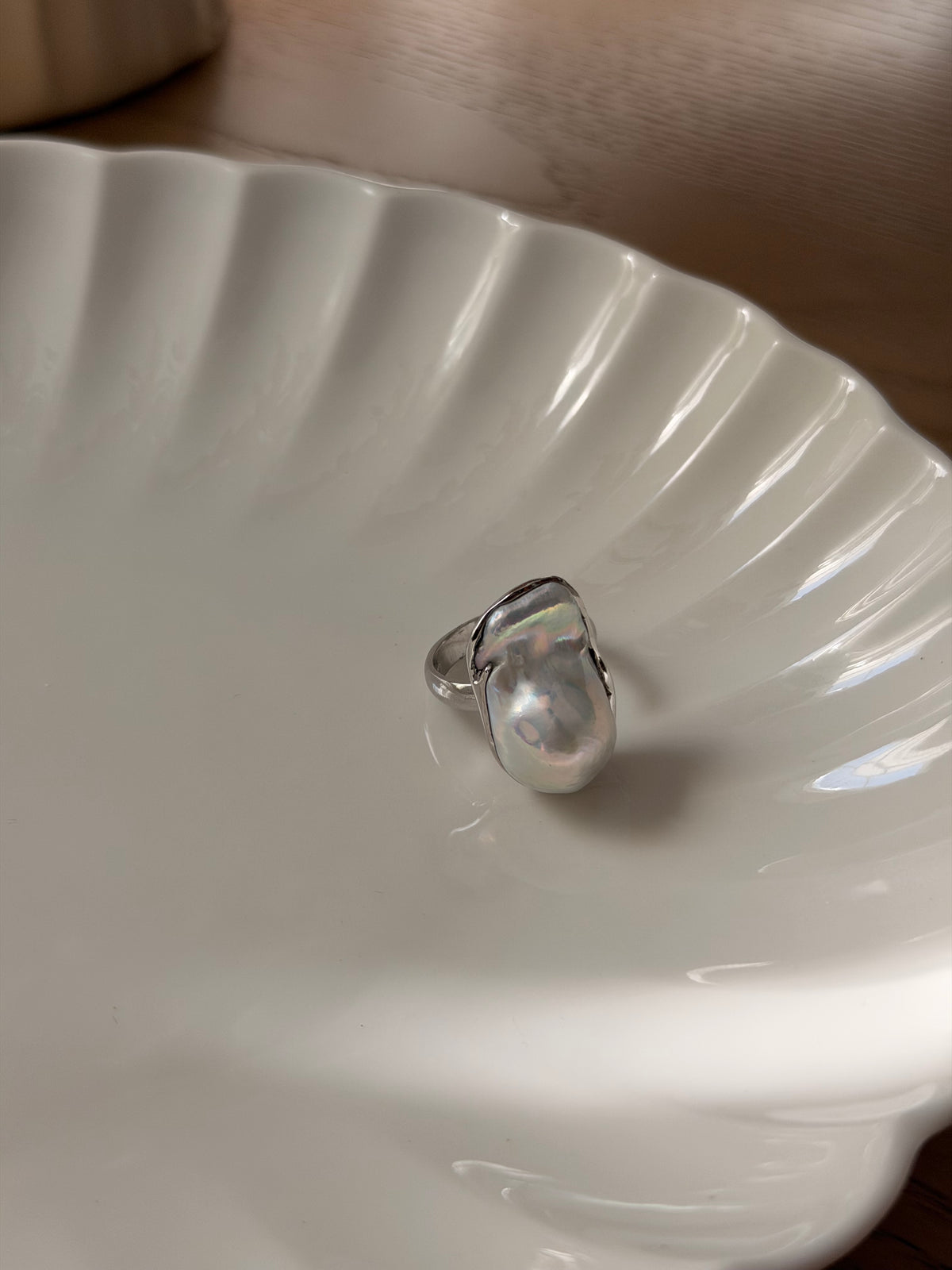 The Aurelia Ring - Freshwater Baroque Pearl