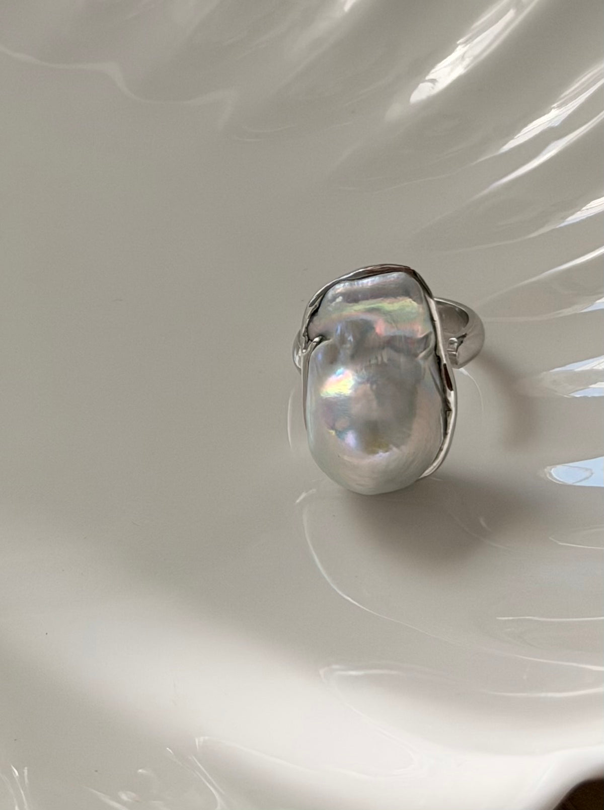The Aurelia Ring - Freshwater Baroque Pearl