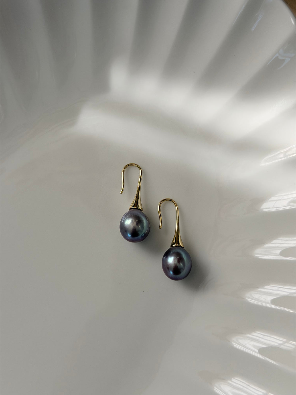 Forma Earrings— Blueberry