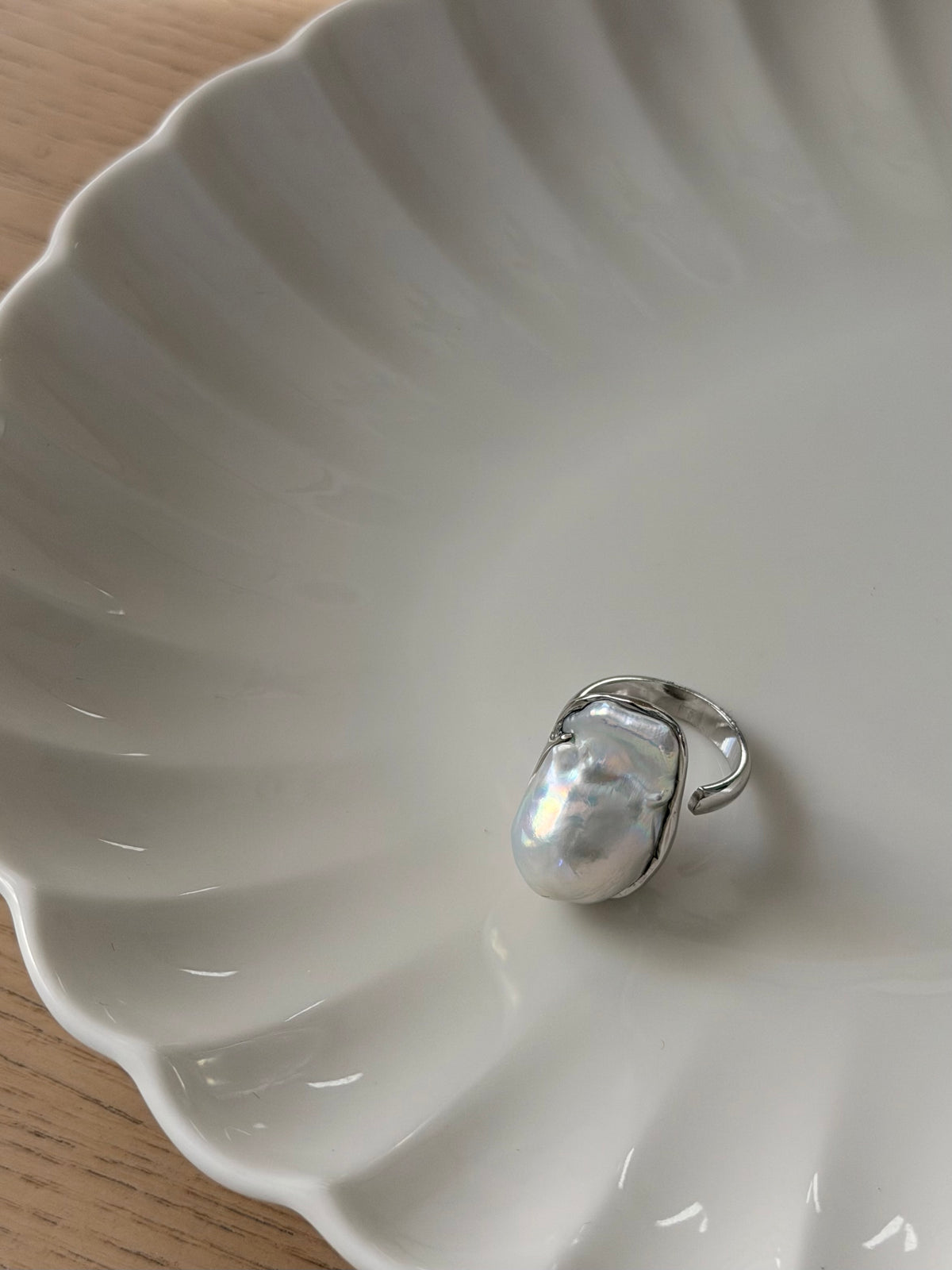 The Aurelia Ring - Freshwater Baroque Pearl