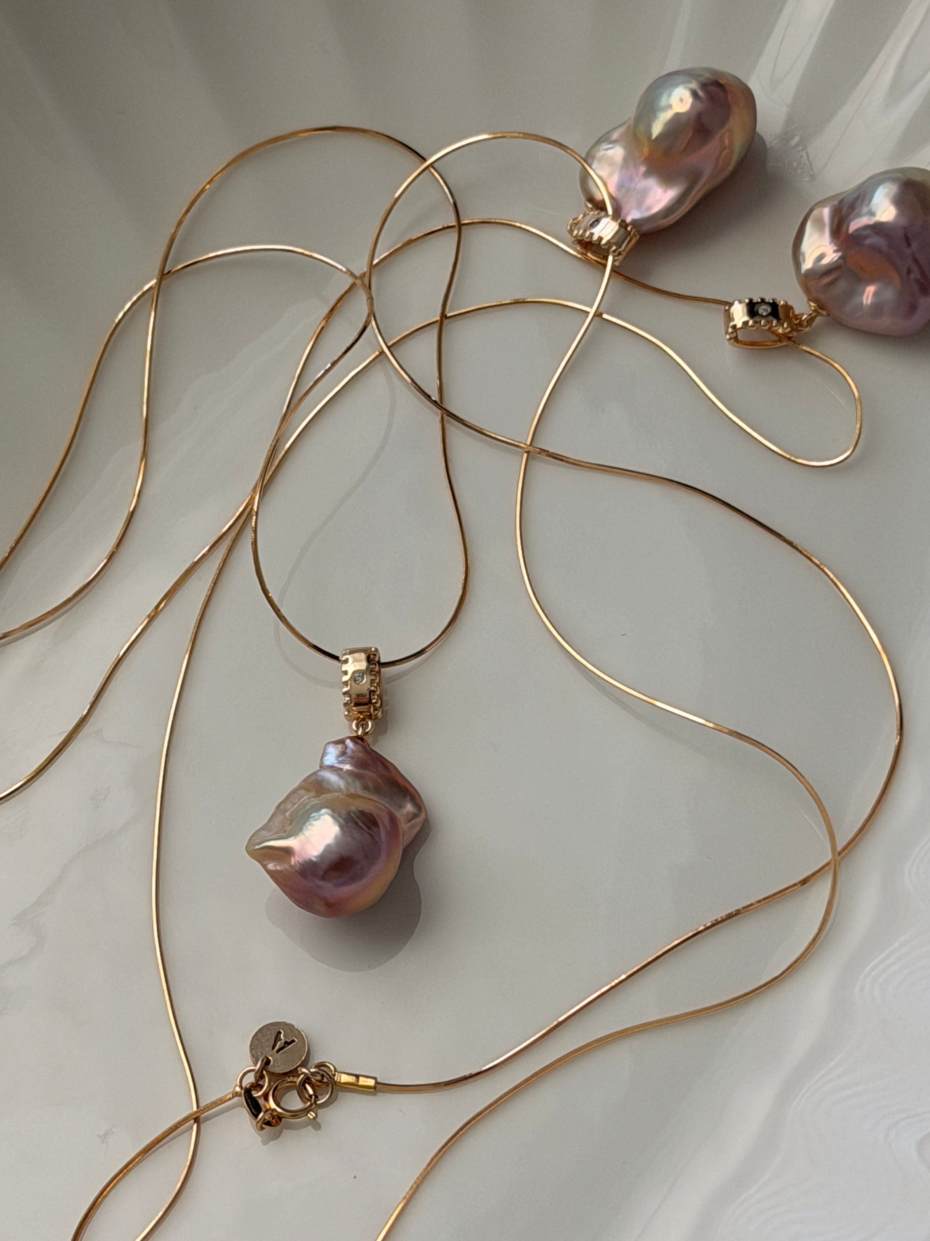 Golden Dawn Petite Baroque Necklace