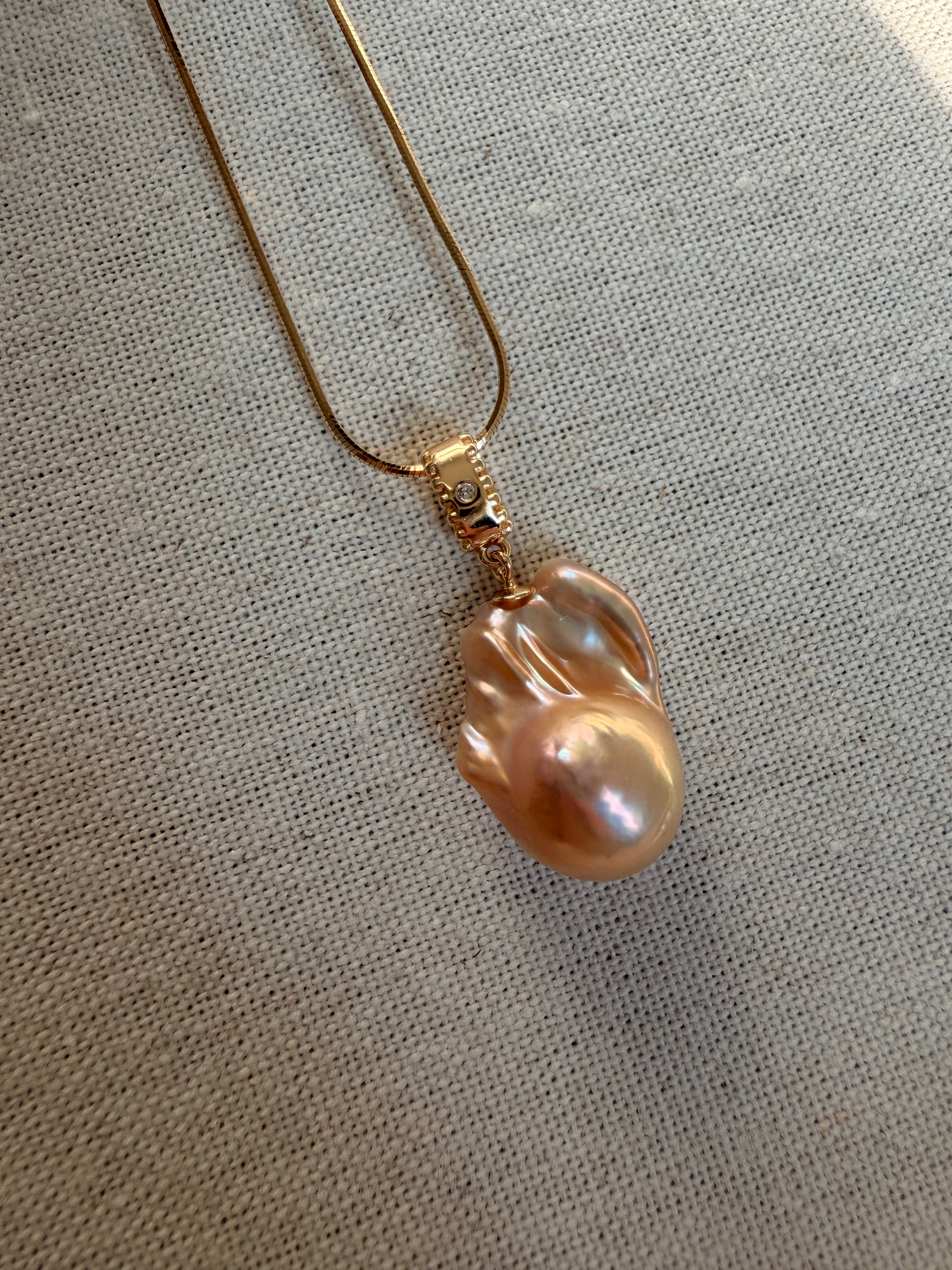 Golden Dawn Petite Baroque Necklace