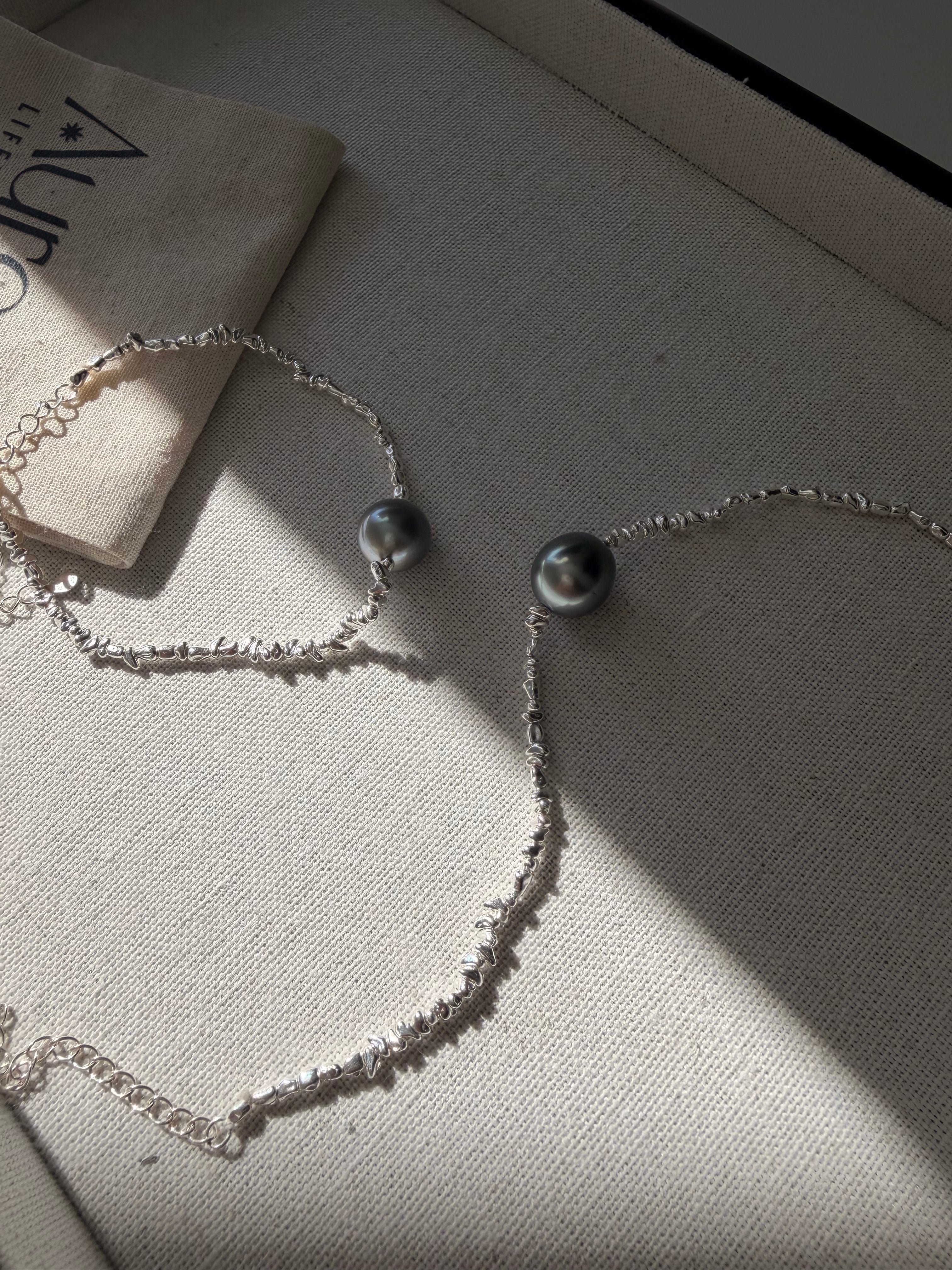 Moonlit Reef Tahitian Baroque Pearl Bracelet