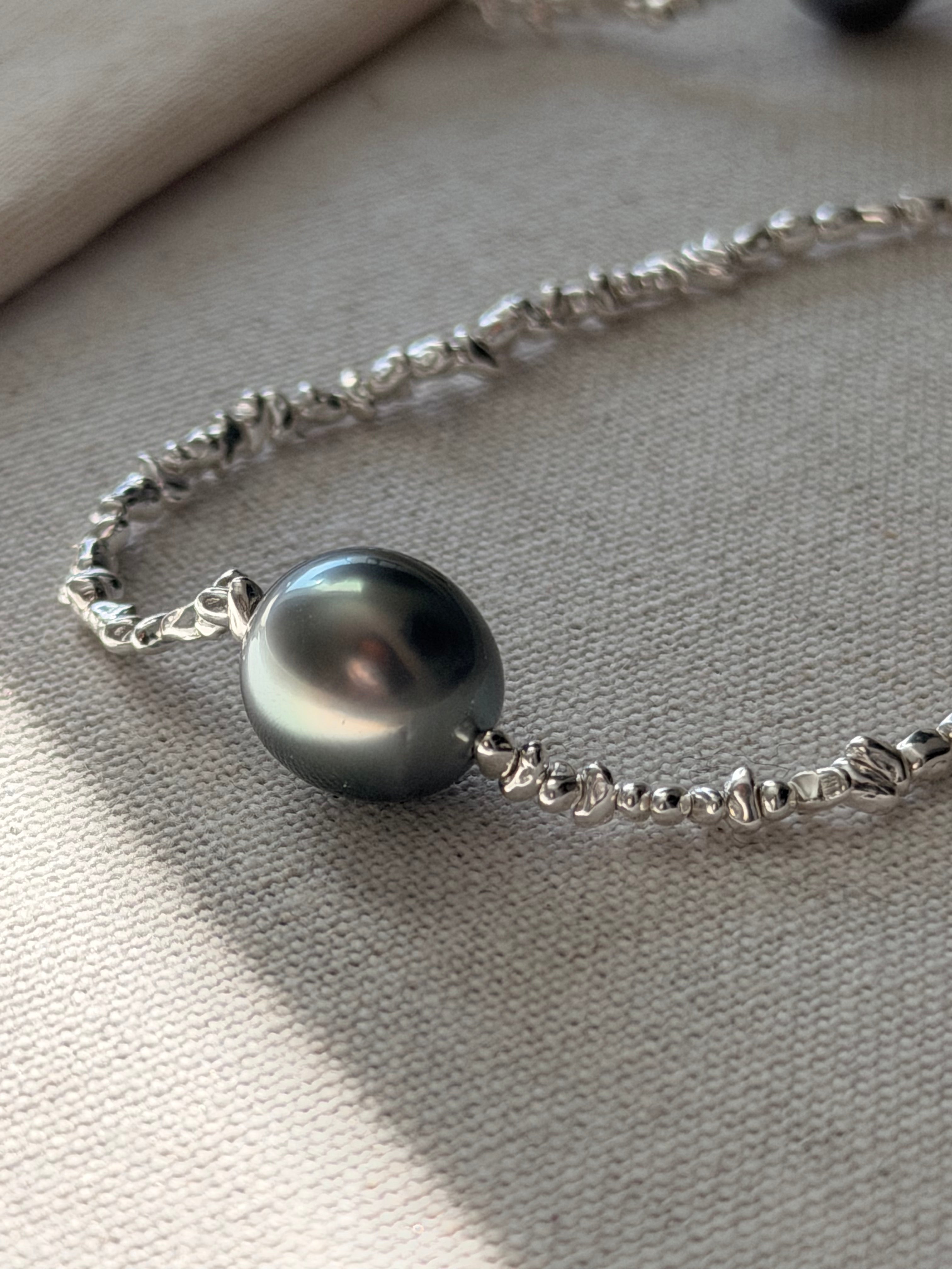 Moonlit Reef Tahitian Baroque Pearl Bracelet