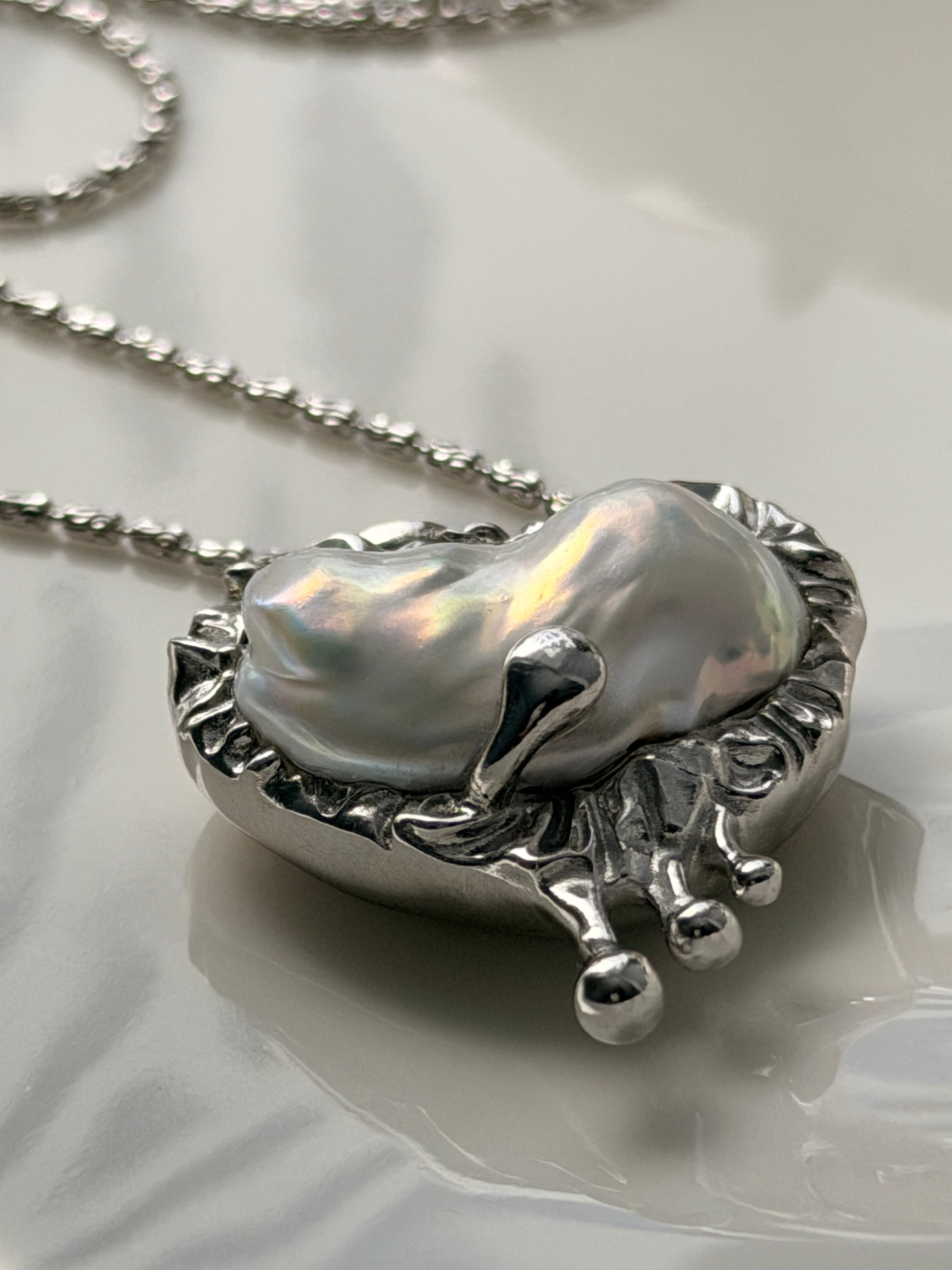 Aurora Liquid Heart Necklace