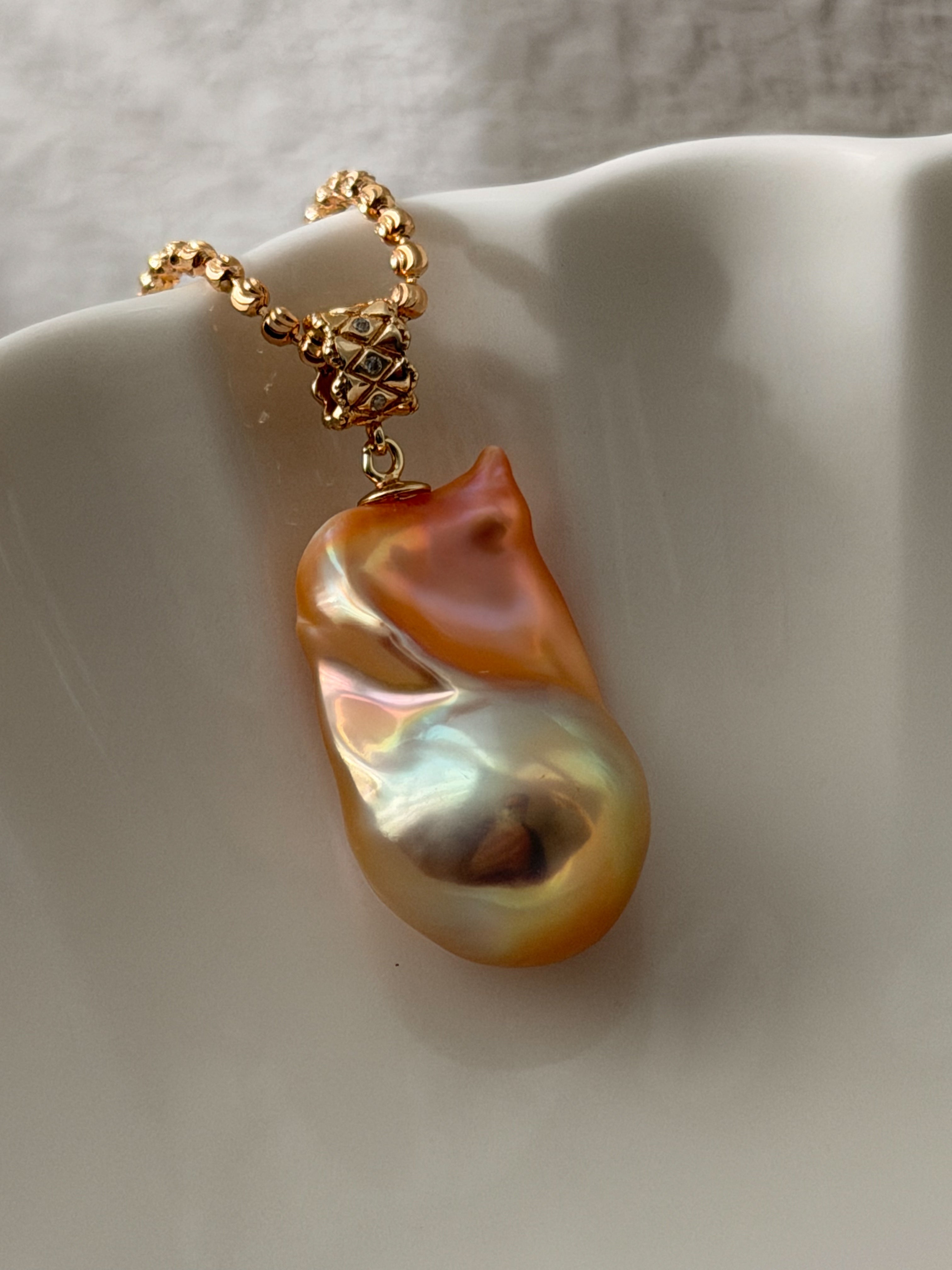Prism Reverie Baroque Pearl Necklace