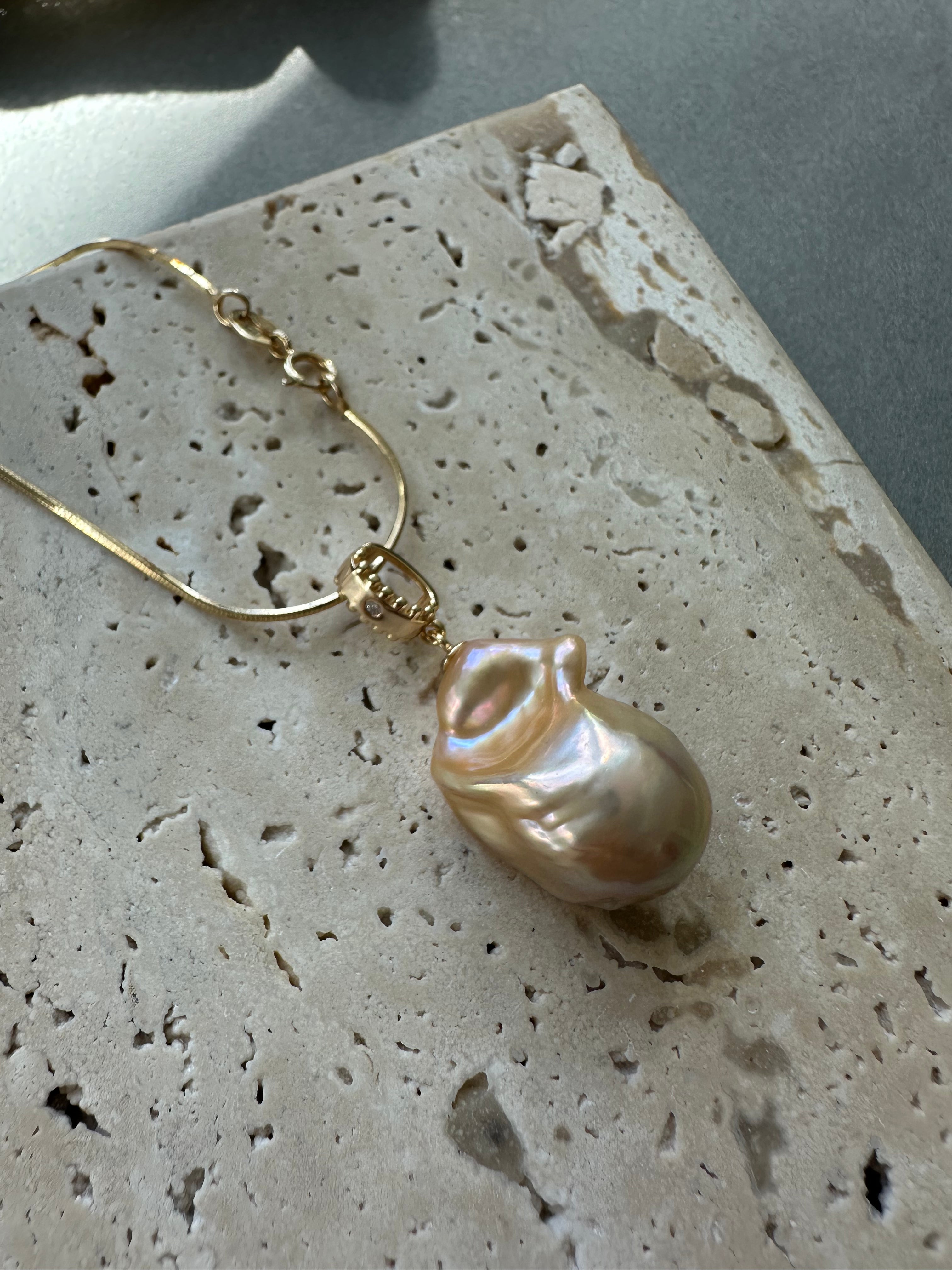 Golden Dawn Petite Baroque Necklace