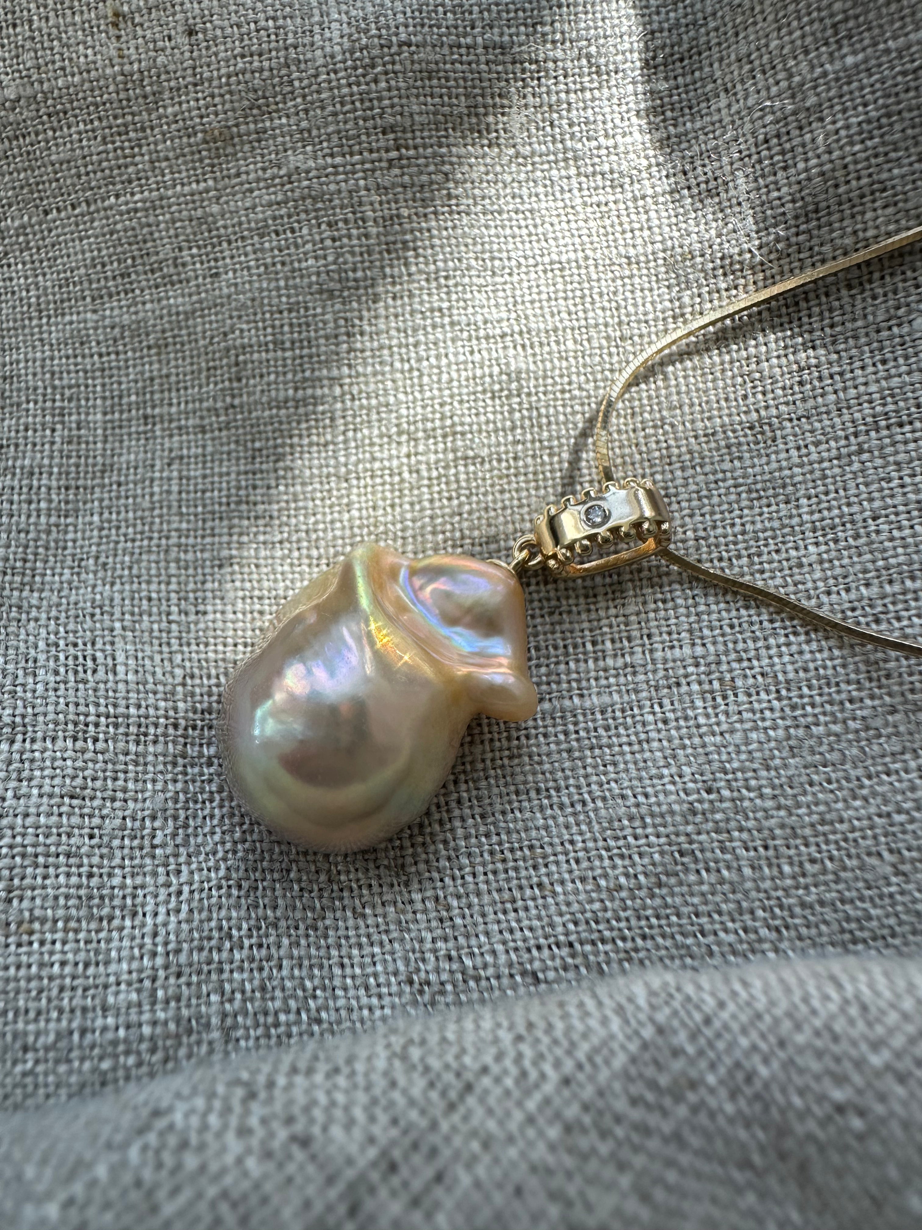 Golden Dawn Petite Baroque Necklace