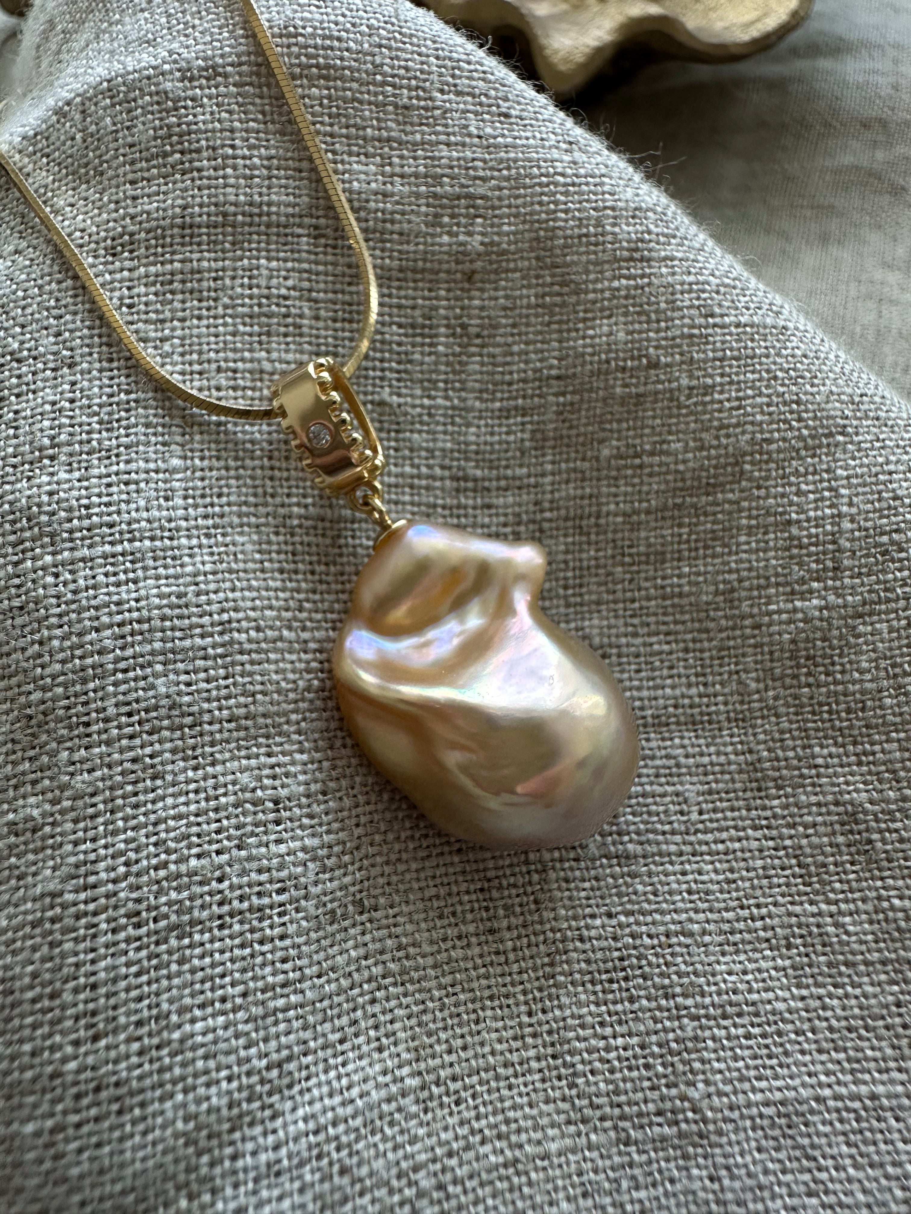 Golden Dawn Petite Baroque Necklace