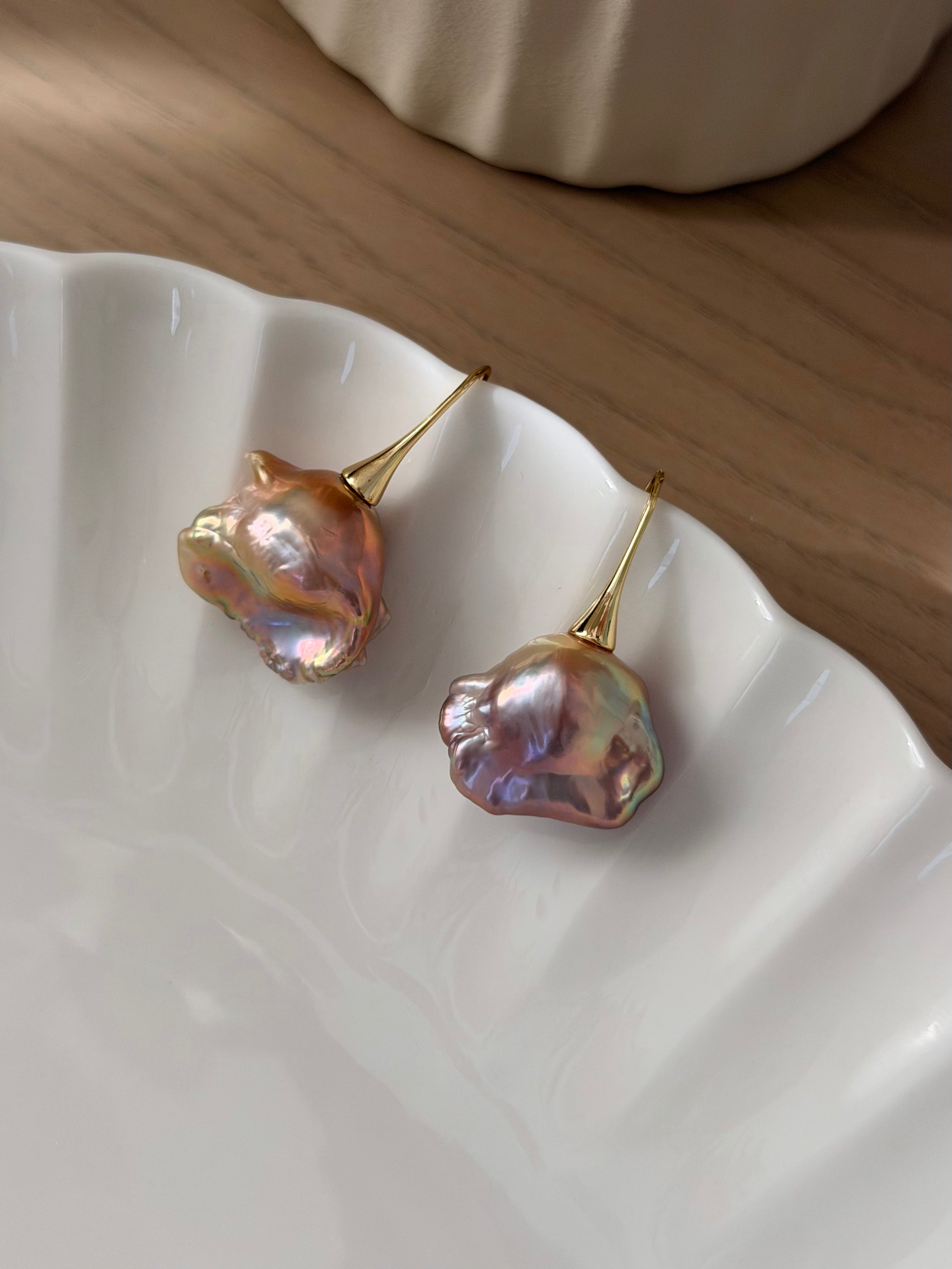 Arden Earrings - Lavender Bronze