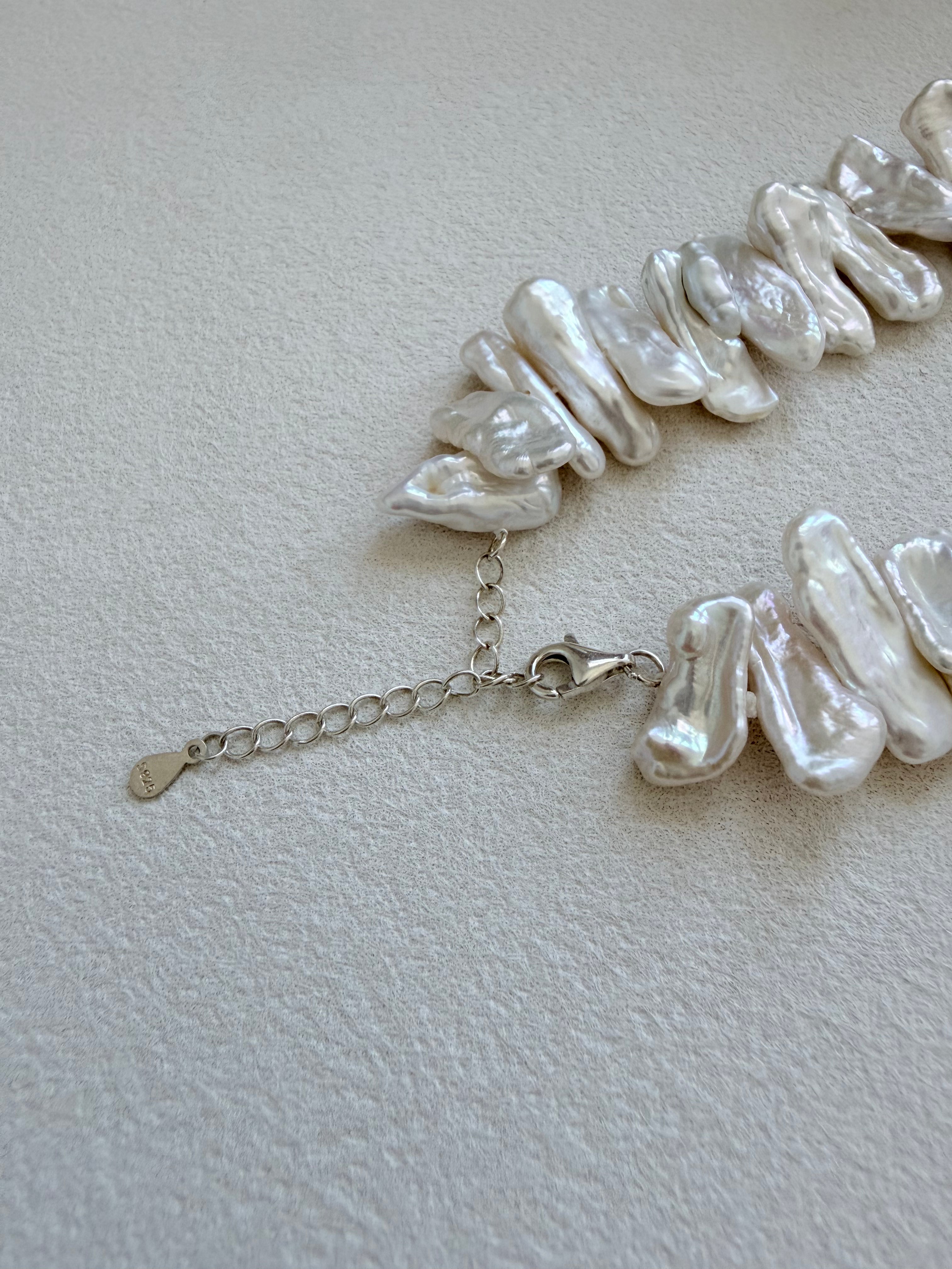 Ethereal Tide Baroque Necklace