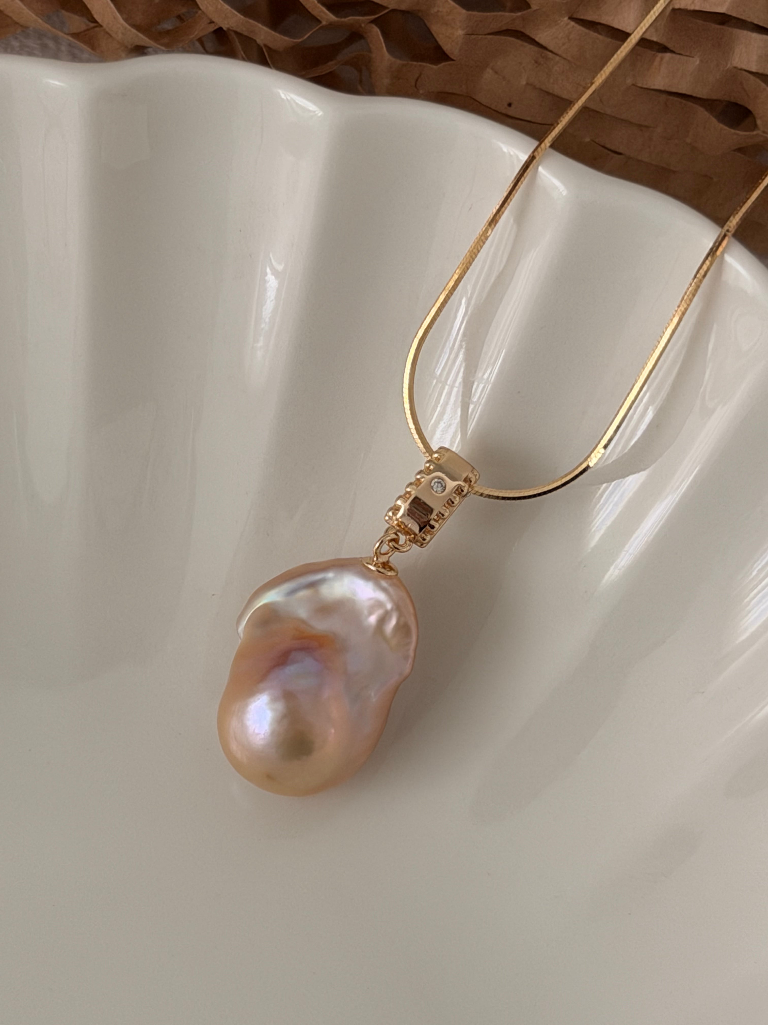 Golden Dawn Petite Baroque Necklace